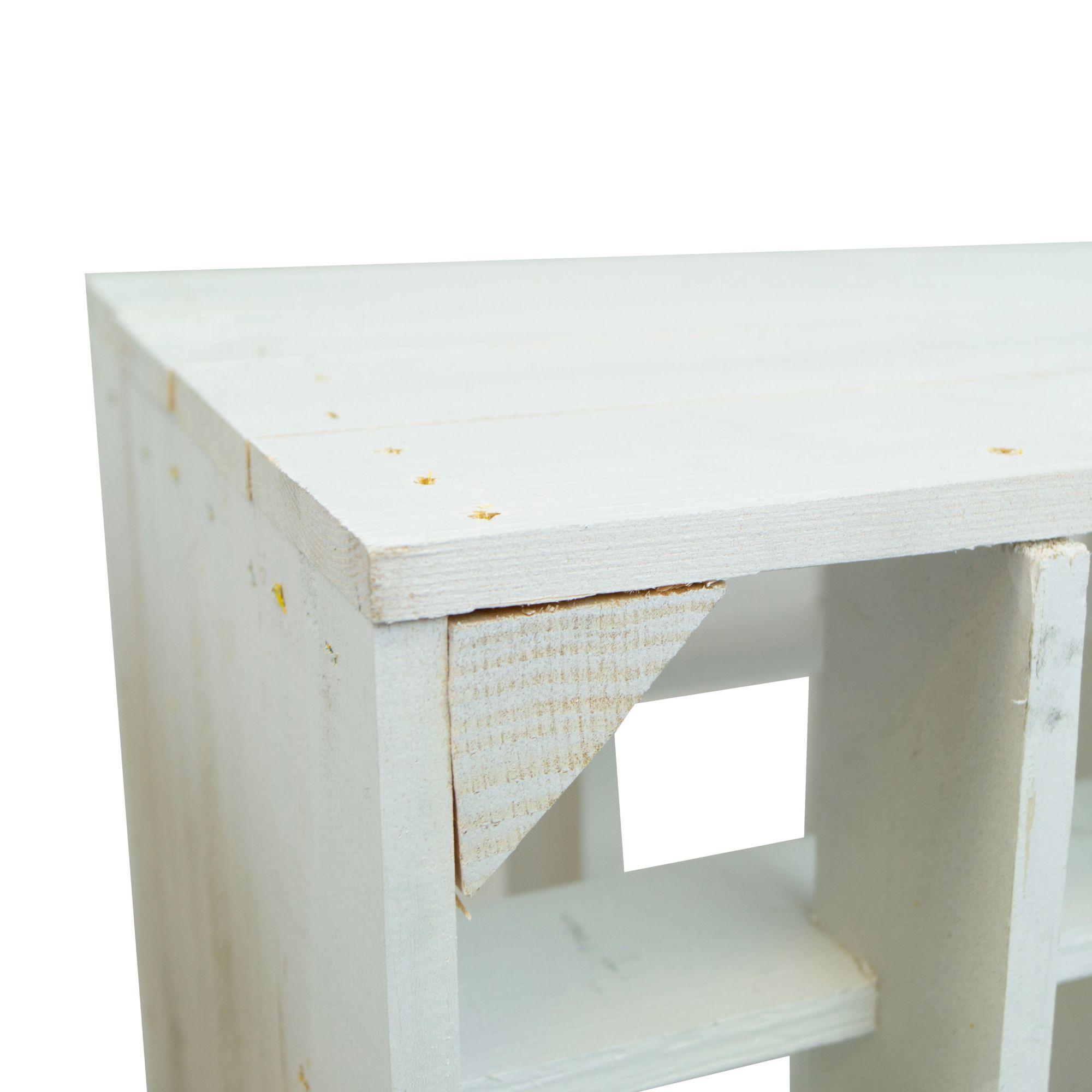 Weinregal "16er" mit weißer Einlage 40x40x27cm