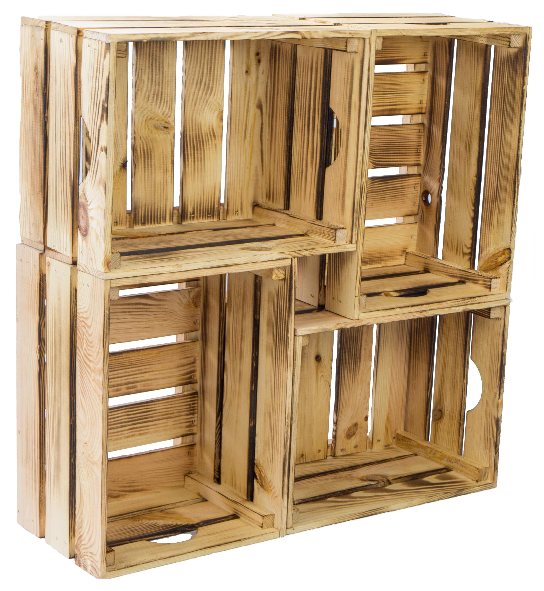 Gemüsekiste Magda geflammt 40x30x23cm Gemüsekiste Magda geflammt 40x30x23cm