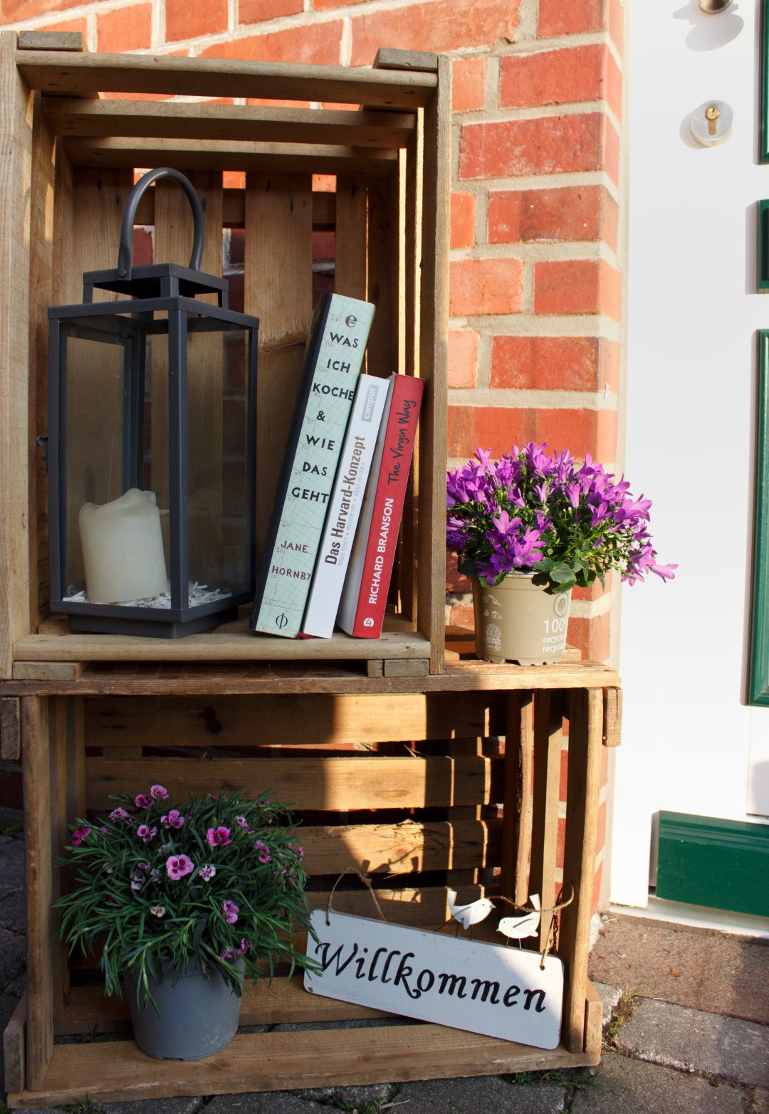 Rustikale Bierkiste vom Vielanker Brauhaus 40x30x31cm