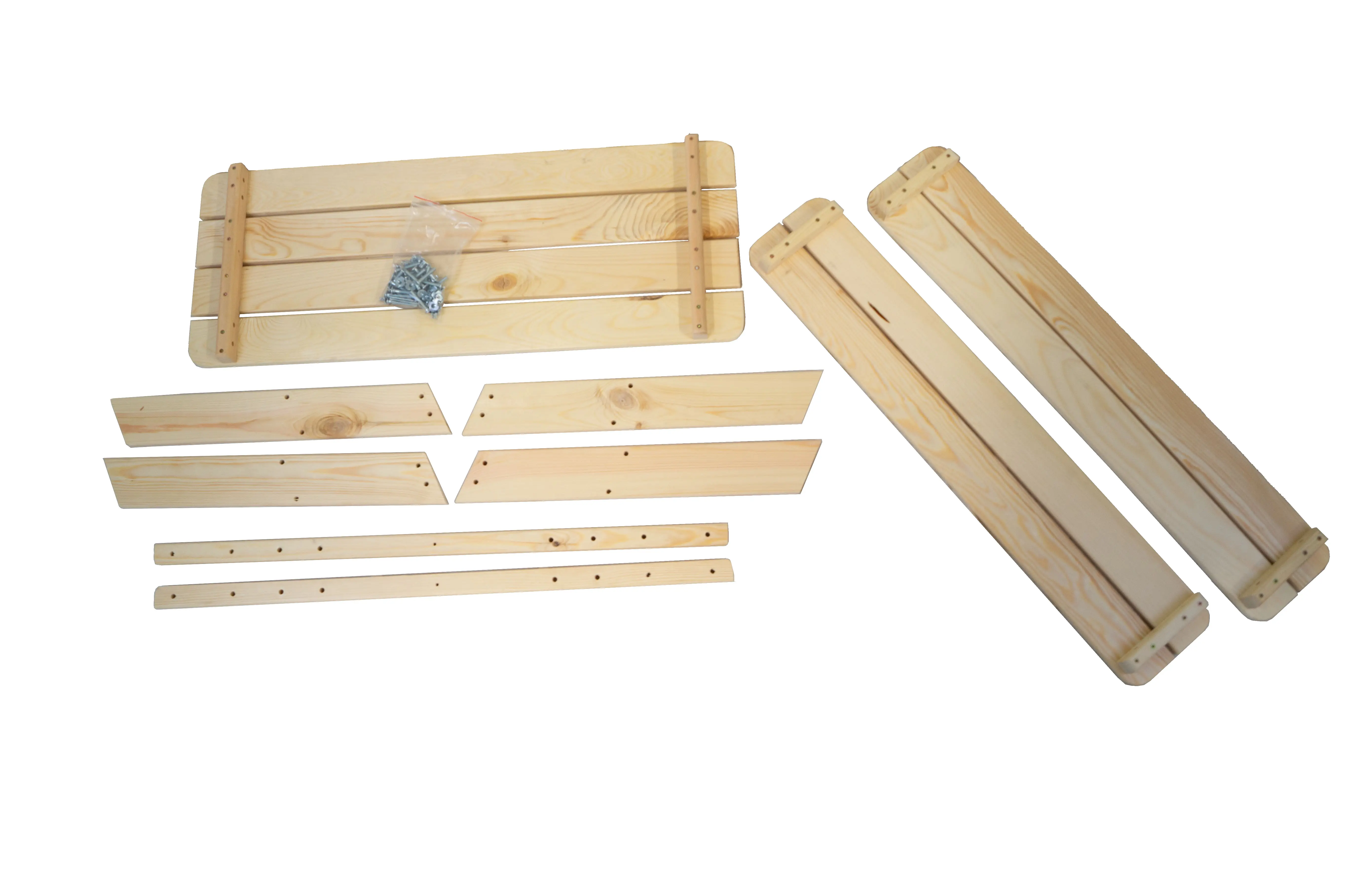 Sitzbank für Kinder 90x90x48cm in natur Gartenbank Garnitur mit runden Ecken Sitzbank für Kinder 90x90x48cm in natur Gartenbank Garnitur mit runden Ecken