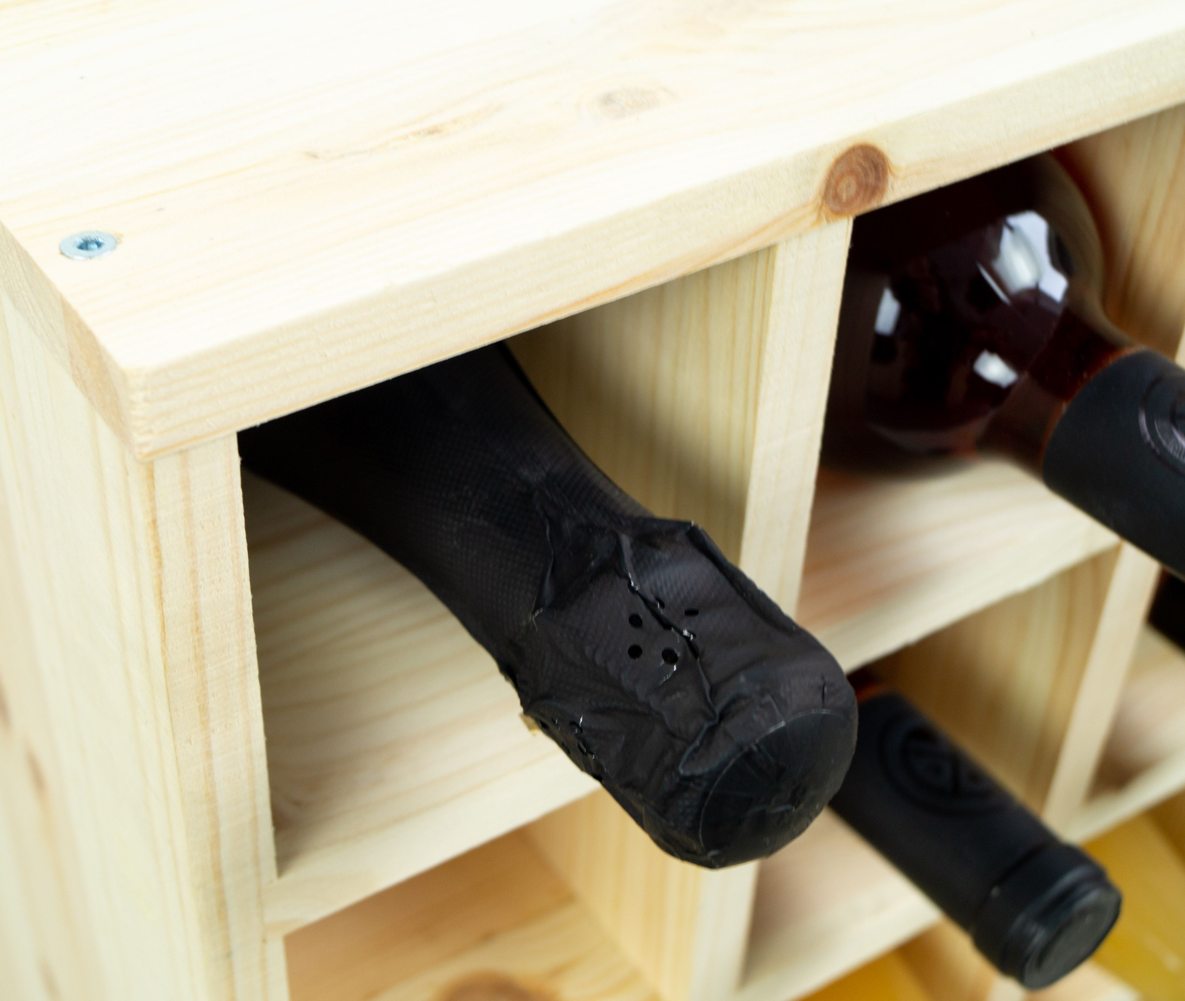 Großes Weinregal Natur 52 x 52 "25er" Großes Weinregal Natur 52 x 52 "25er"