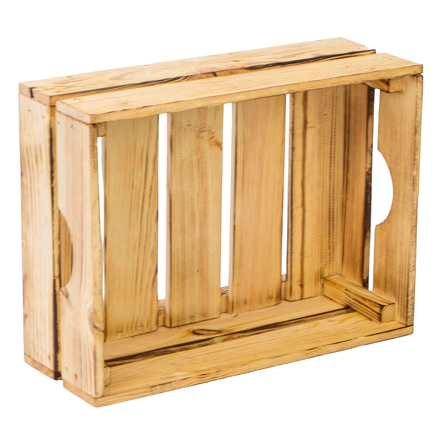 Gemüsekiste Leni geflammt 40x30x15cm Gemüsekiste Leni geflammt 40x30x15cm