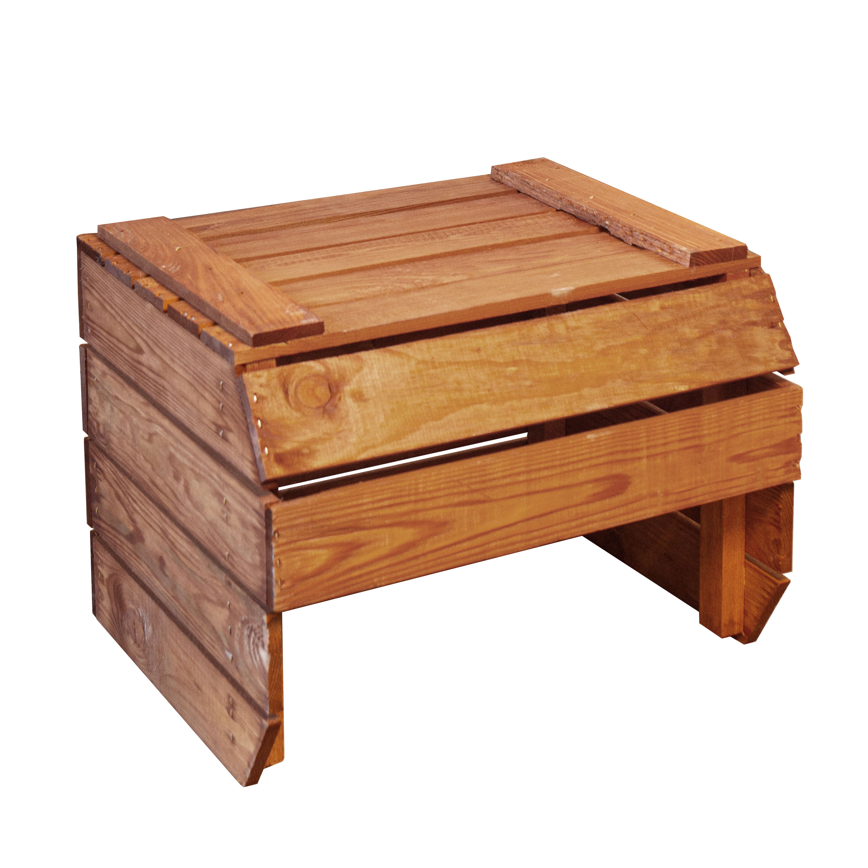 3er Set Regalkiste Olaf Ocker 40x33x30 cm