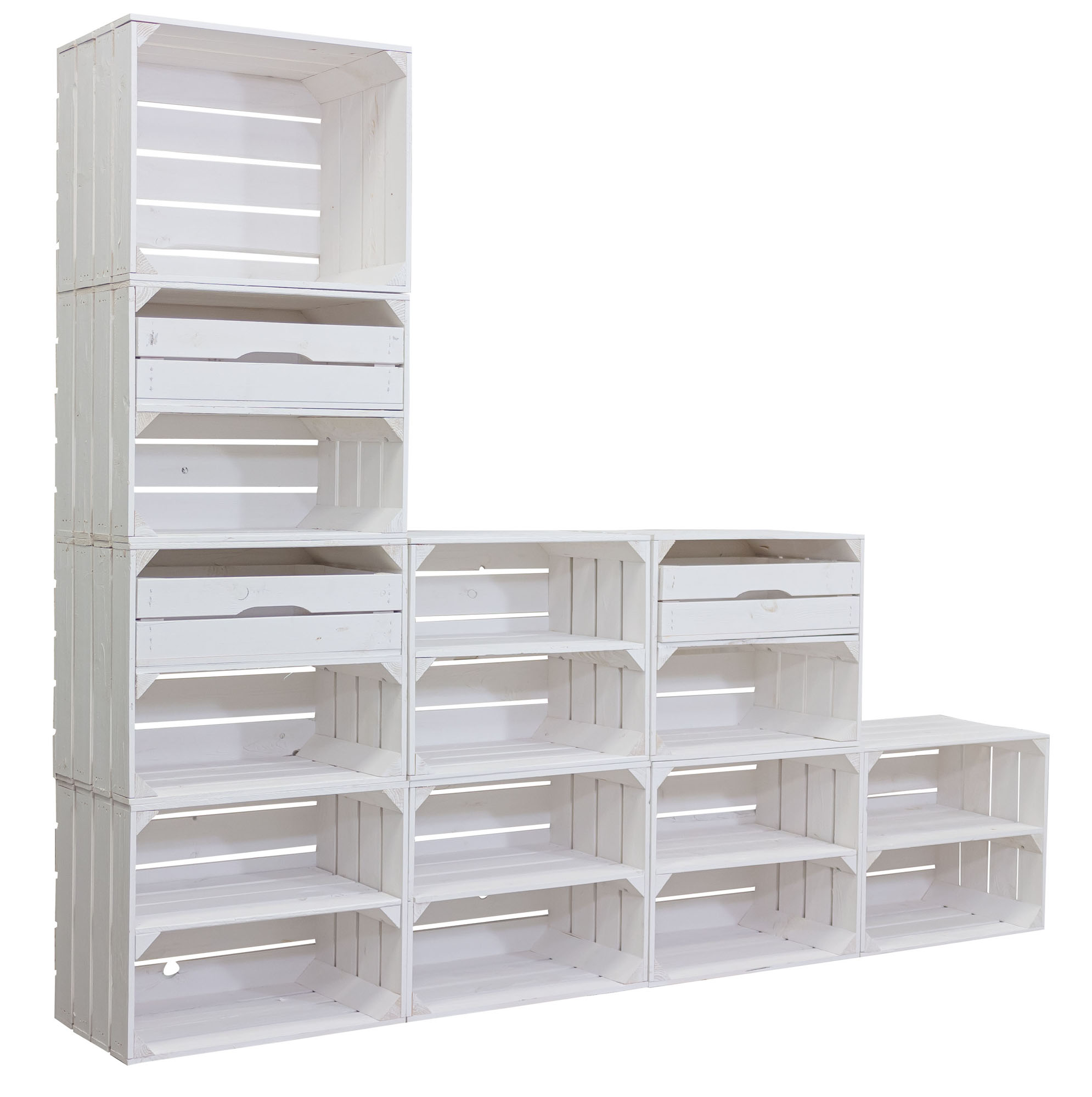 Flurregal "Larissa" mit Schuhregal und Schubladen Flurregal "Larissa" mit Schuhregal und Schubladen