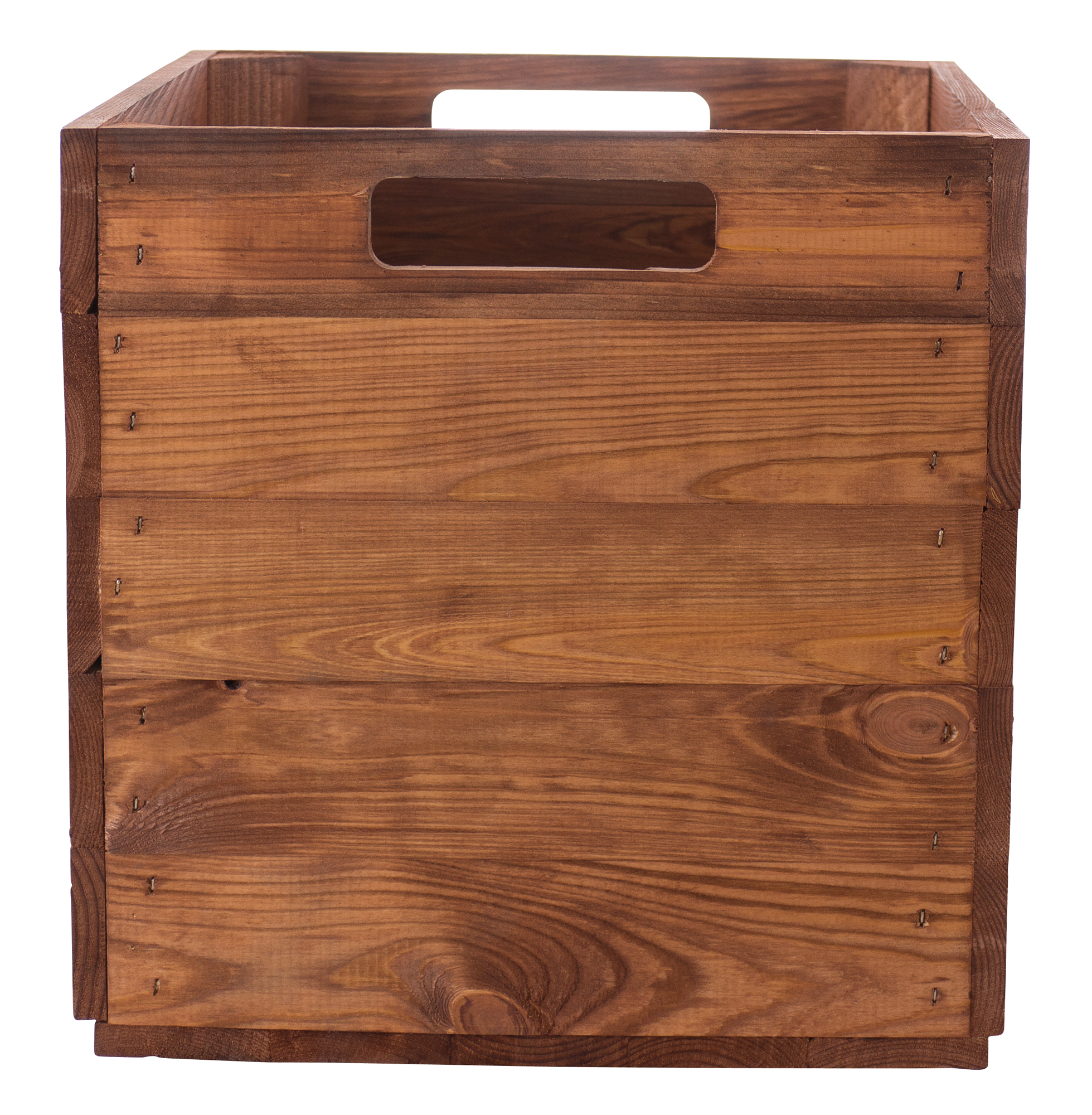 Holzkiste "used" für Kallax Regale 32x37,5x32,5cm 4x Holzkiste "used" inkl. Klettfunktion