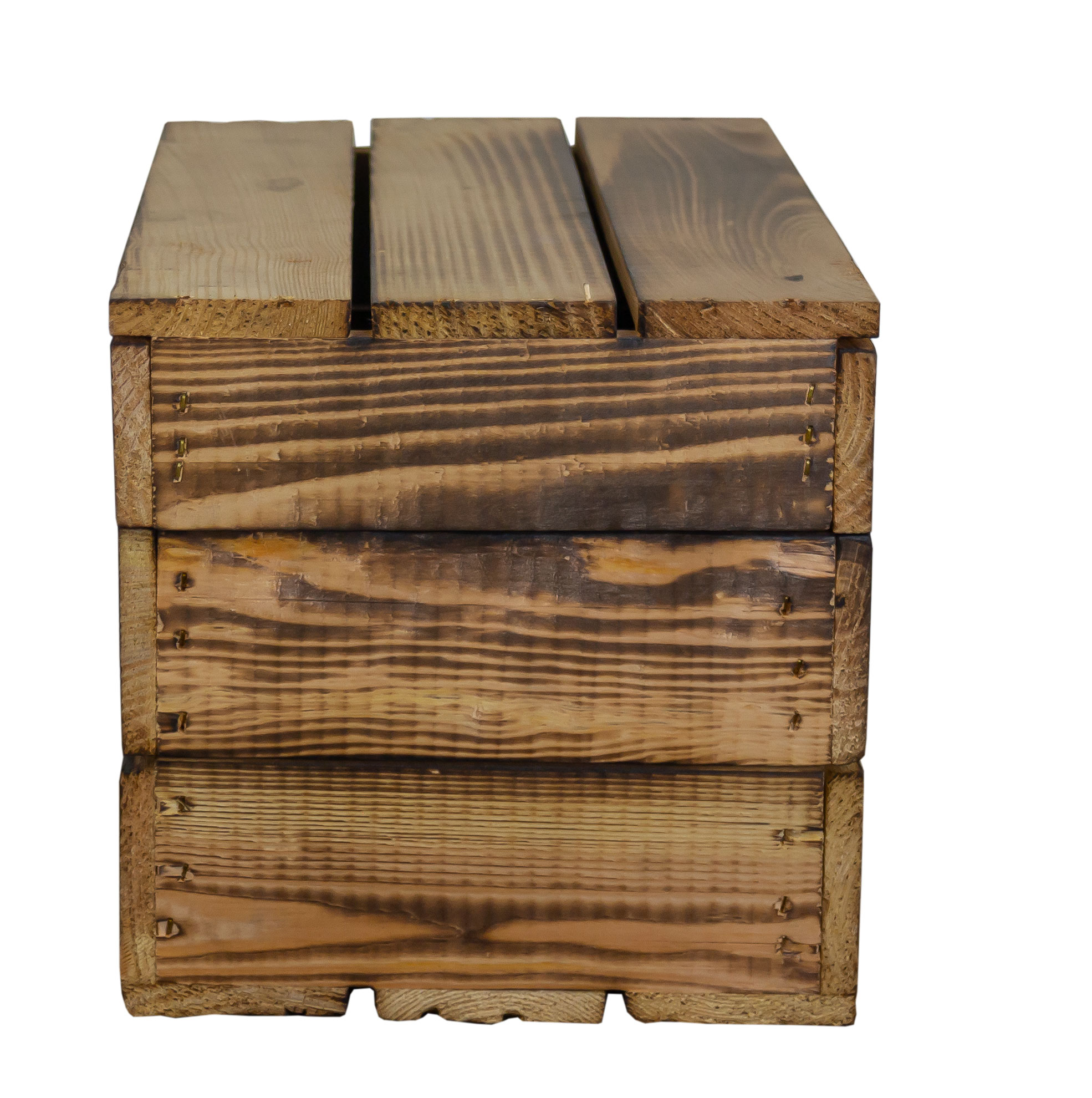 Kleine geflammte Holztruhe als Geschenkbox oder Erinnerungskiste S 30x20x20 cm Kleine geflammte Holztruhe als Geschenkbox oder Erinnerungskiste S 30x20x20 cm