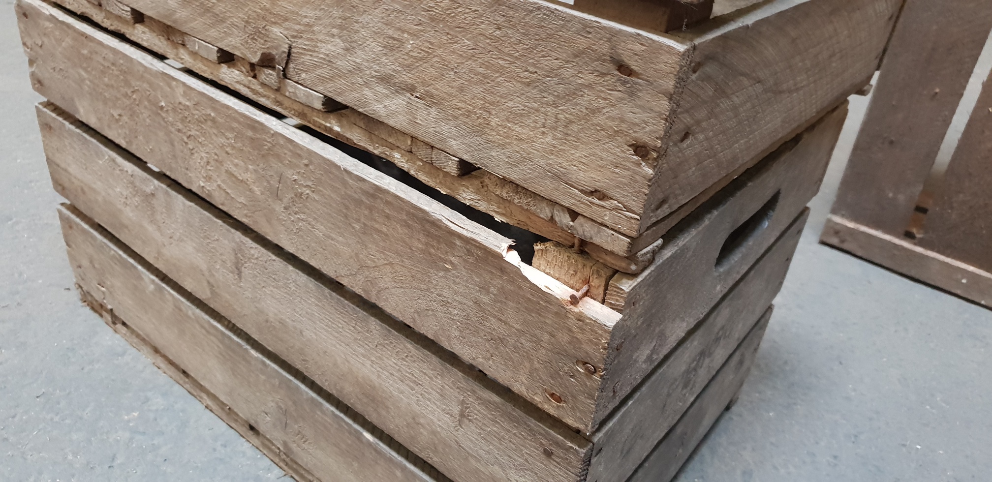 Obstkisten "Elfriede" B Ware