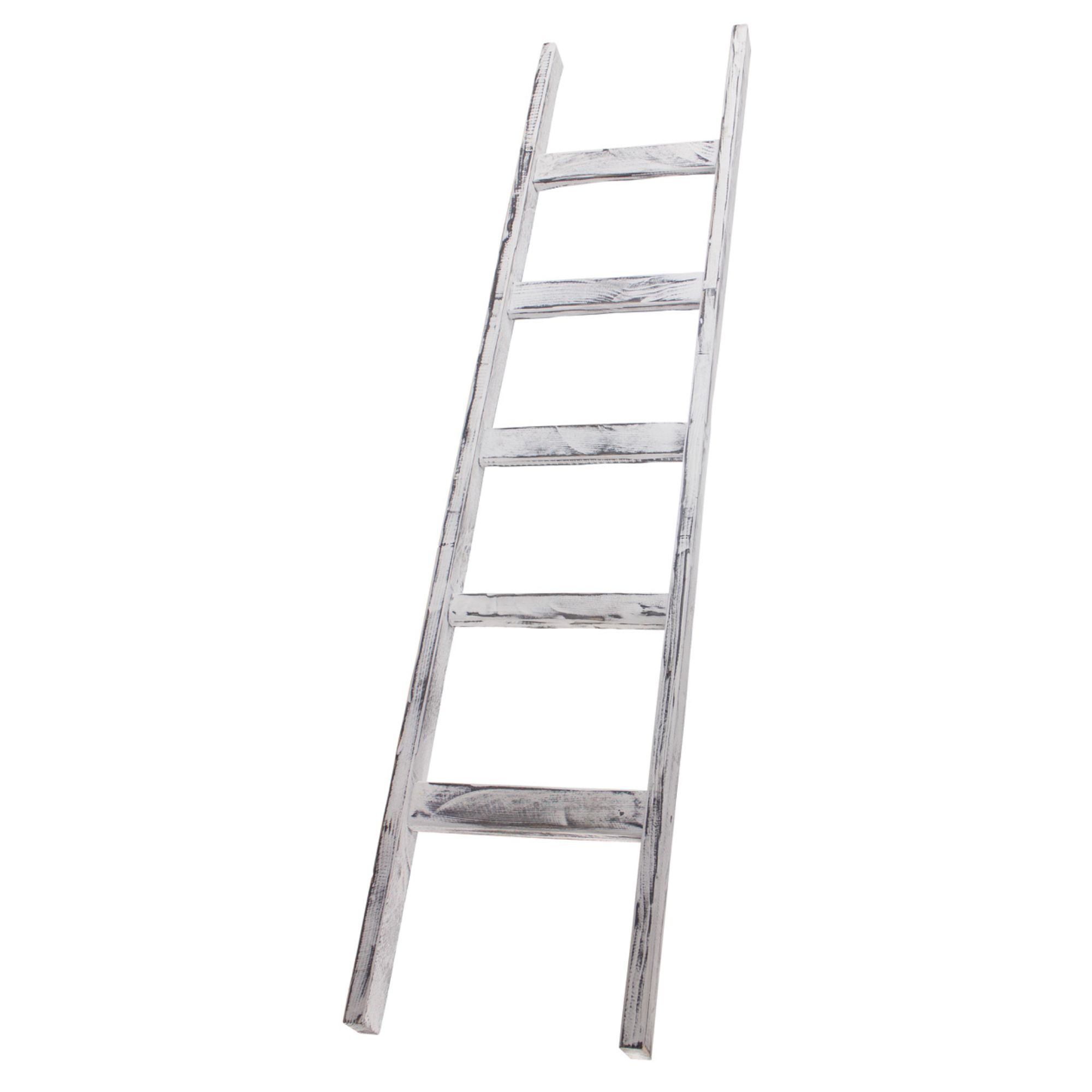 Neue Holzleiter "Shabby Altländer Art" 165cm Neue Holzleiter "Shabby Altländer Art" 165cm