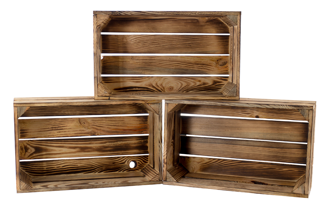 Flambierte Schublade 47x29x15,7cm Flambierte Schublade 47x29x15,7cm