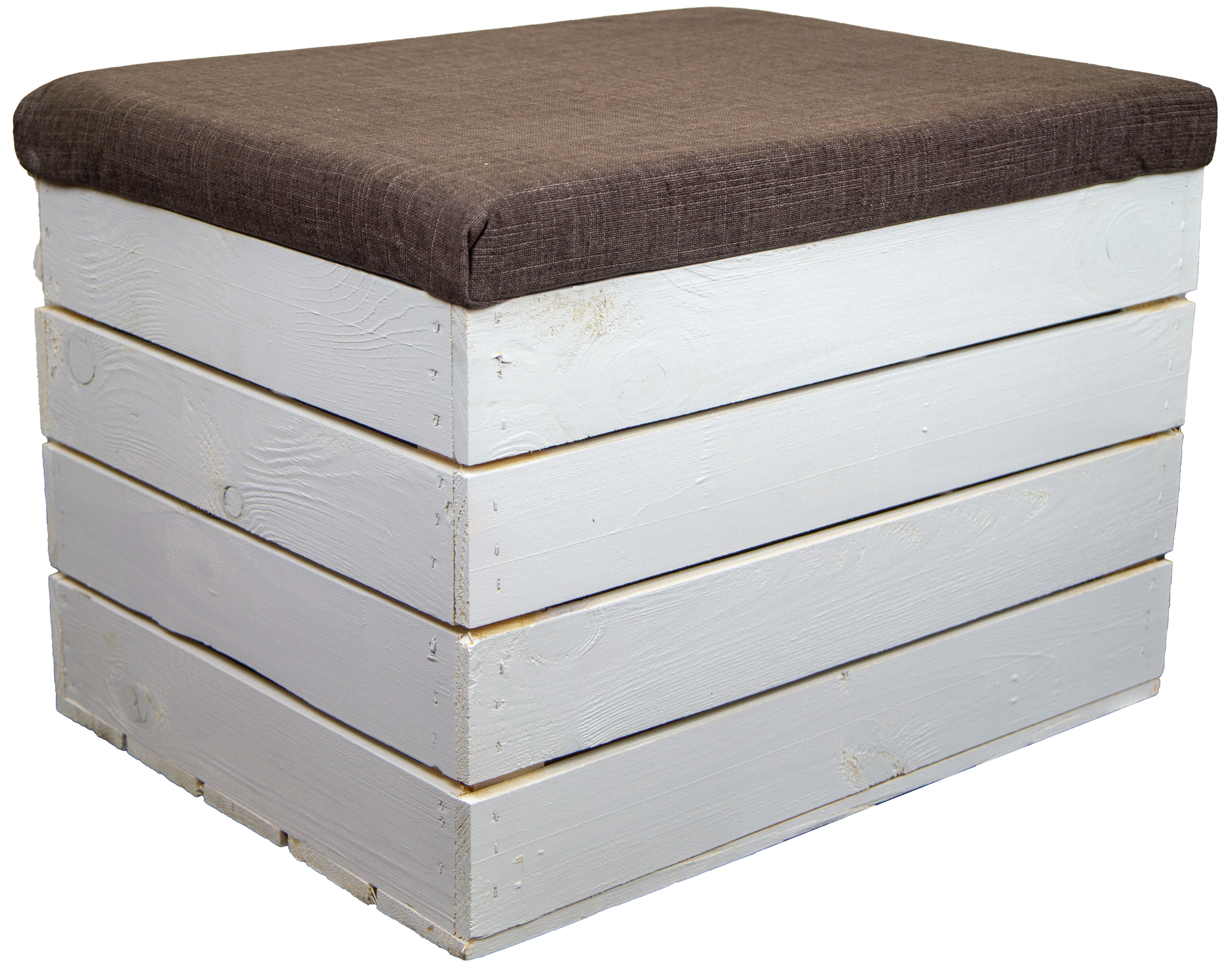 Sitzkiste Mira weiß mit Polster Maße 34x35x48 belastbar bis 150kg Deckel Sitzkiste Mira weiß mit Polster Maße 34x35x48 belastbar bis 150kg Deckel