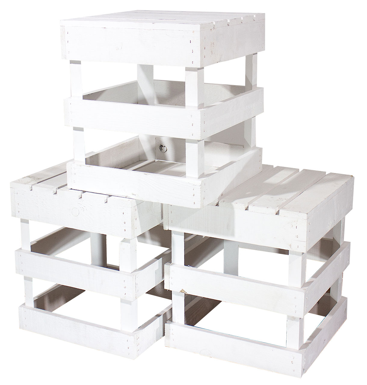 Weißer Hocker 42x42x45cm Weißer Hocker 42x42x45cm