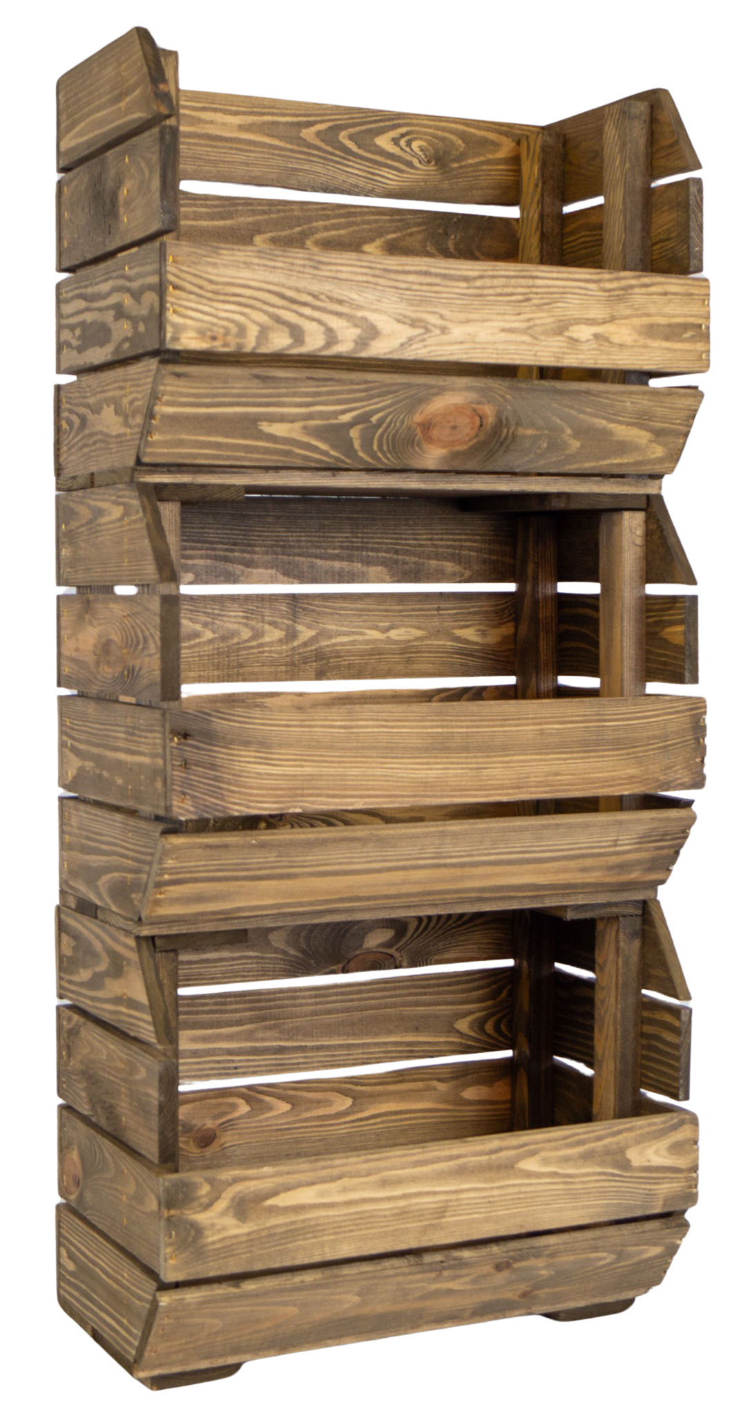 Schmales Küchenregal 40x22x29 cm in palisander