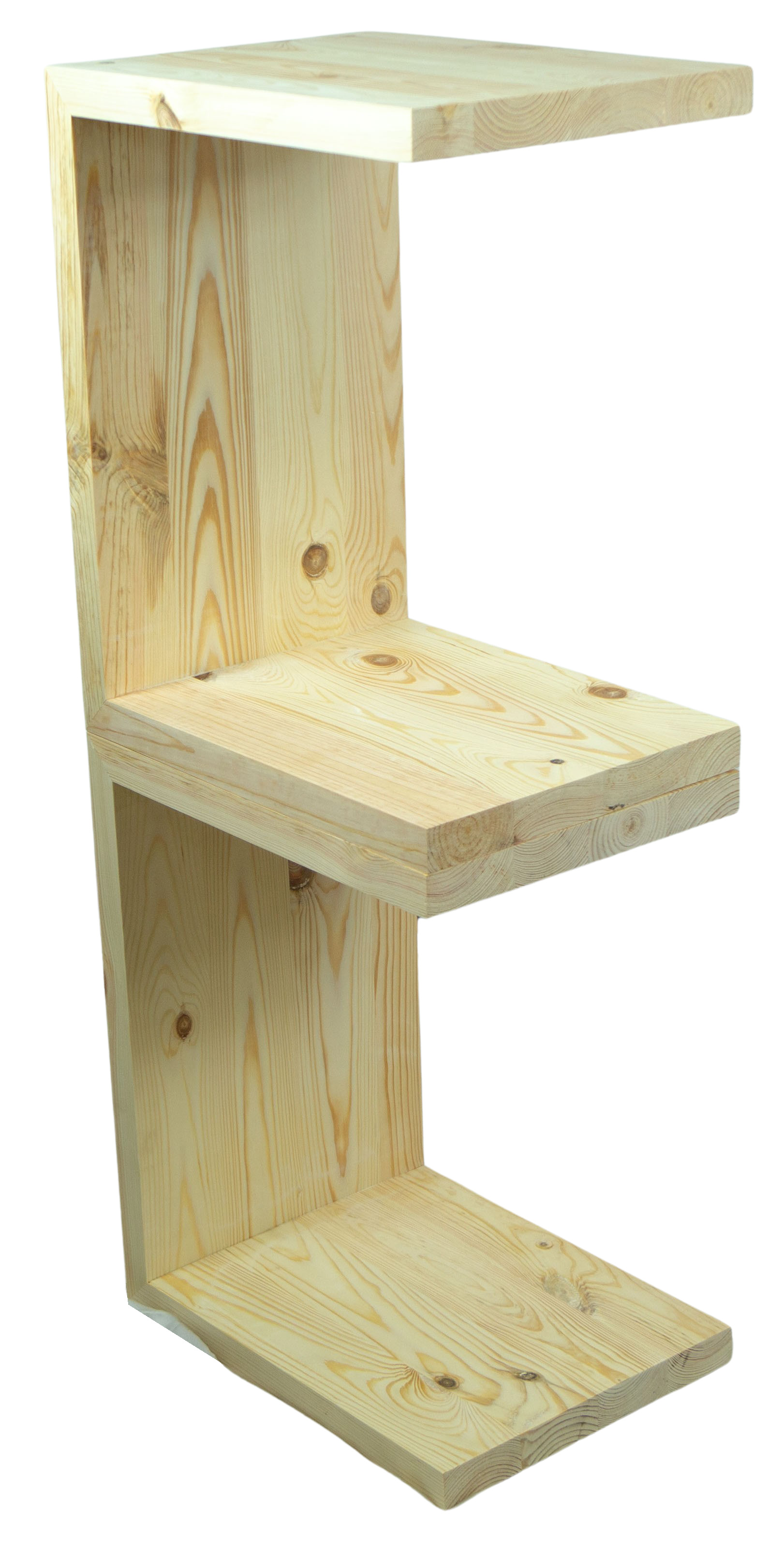 Beistelltisch 50x40x40cm Sitzhocker in natur Beistelltisch 50x40x40cm Sitzhocker in natur