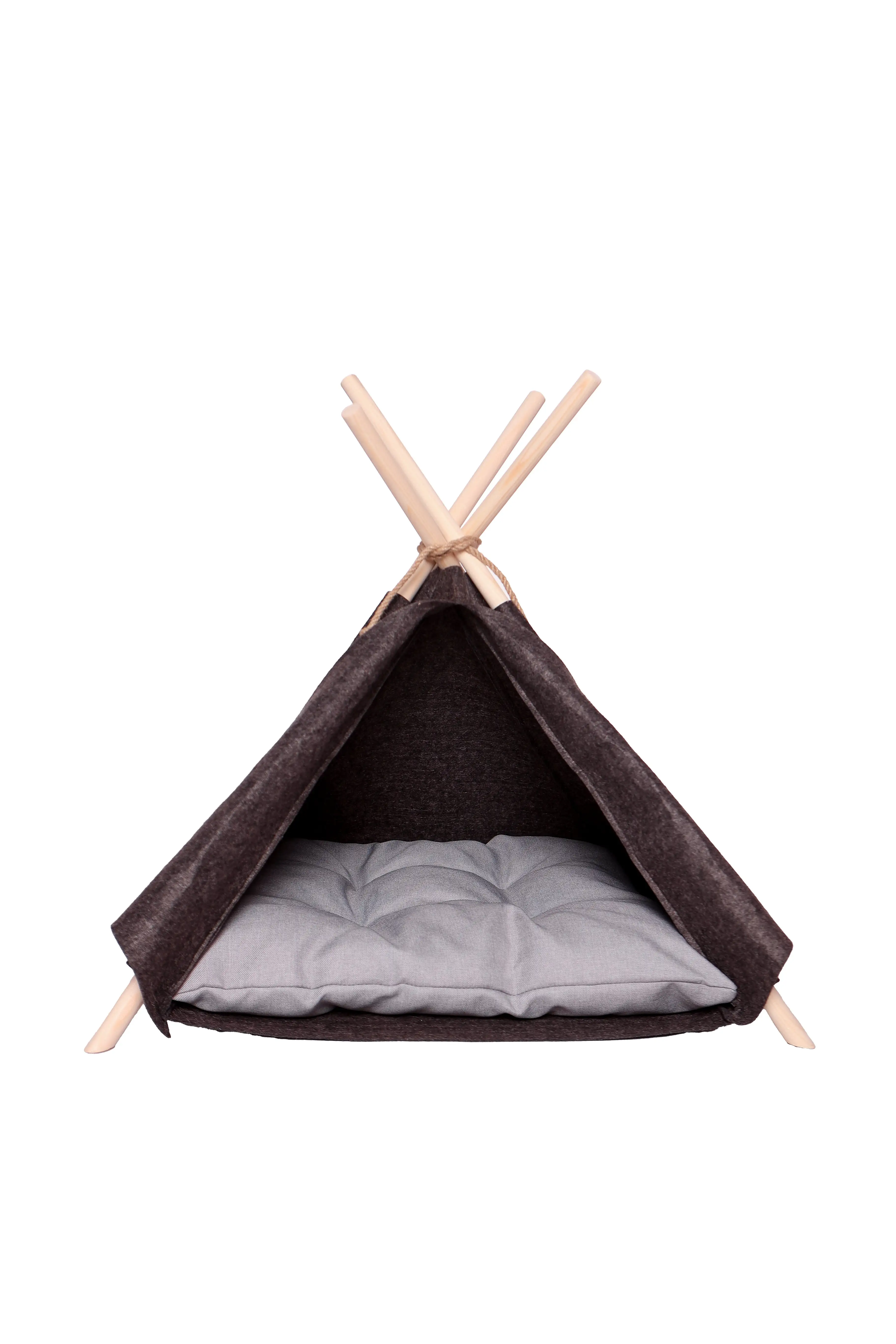 Wigwam für Hunde und Katzen – gemütliches Hundezelt & Katzentipi / Handgefertigte Hundehöhle, Hundehütte & Tierzelt für Haustiere