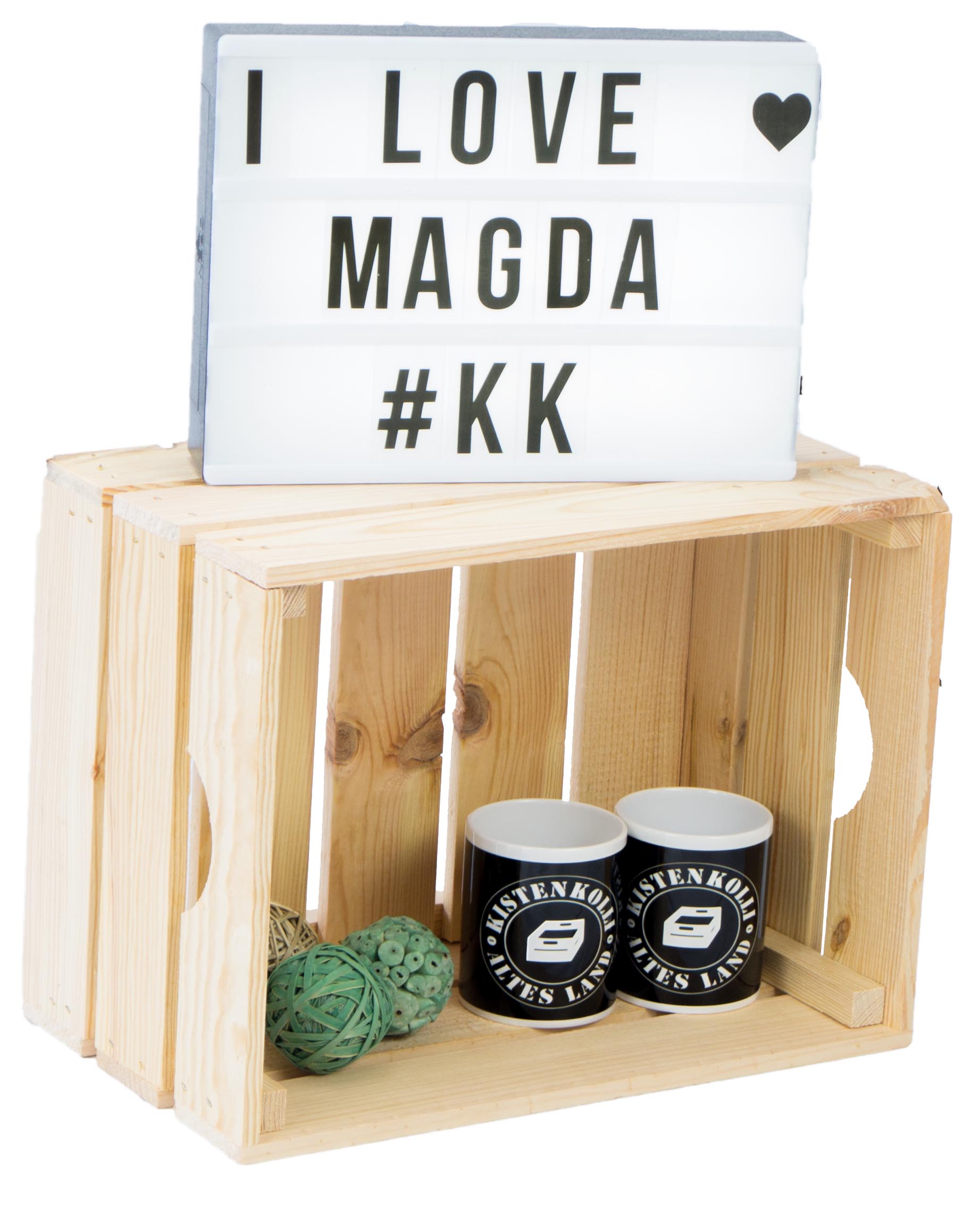 Helle neue Gemüsekiste Magda in Natur Helle neue Gemüsekiste Magda in Natur