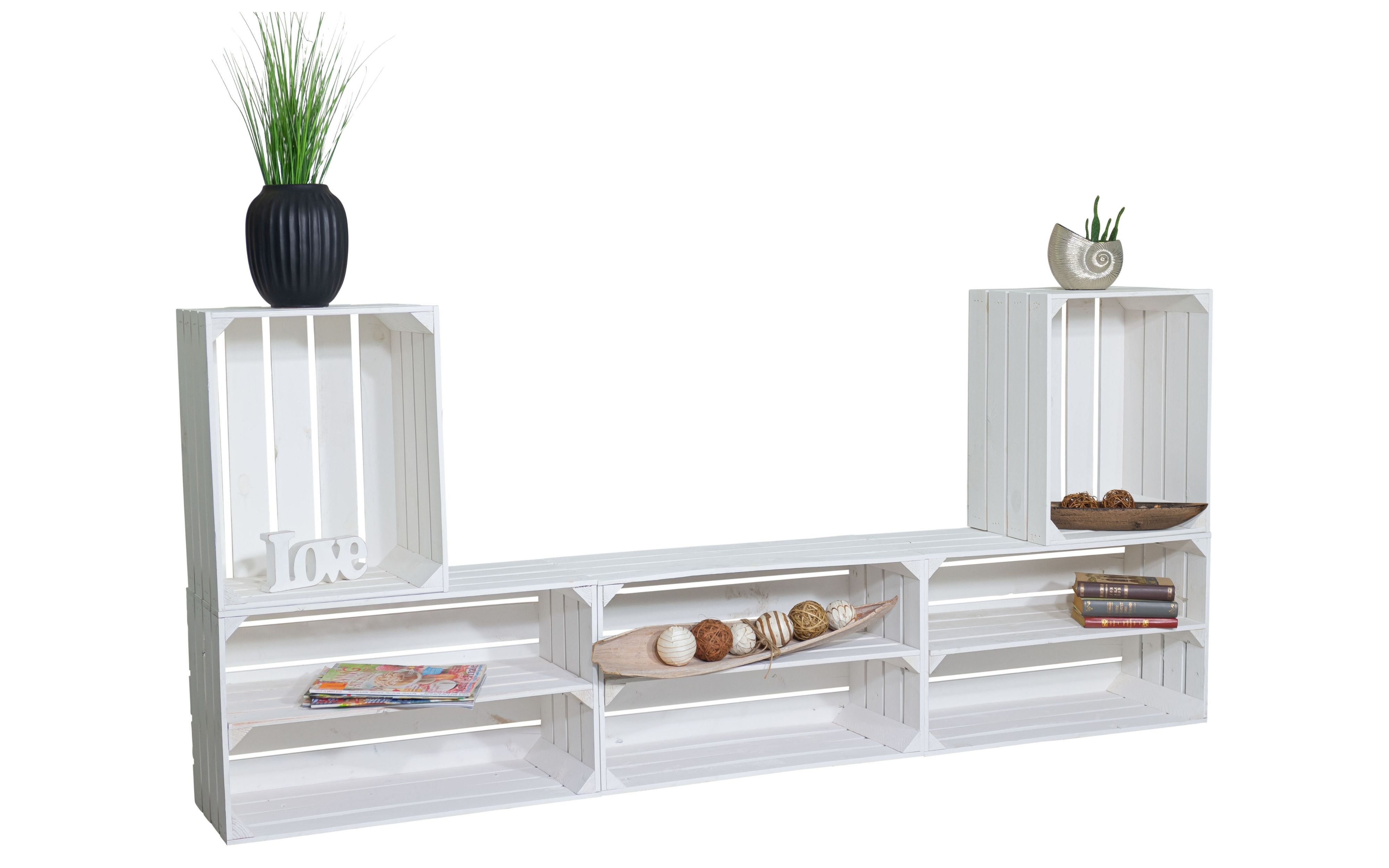 TV-Board "Amrum" mit Regal TV-Board "Amrum" mit Regal