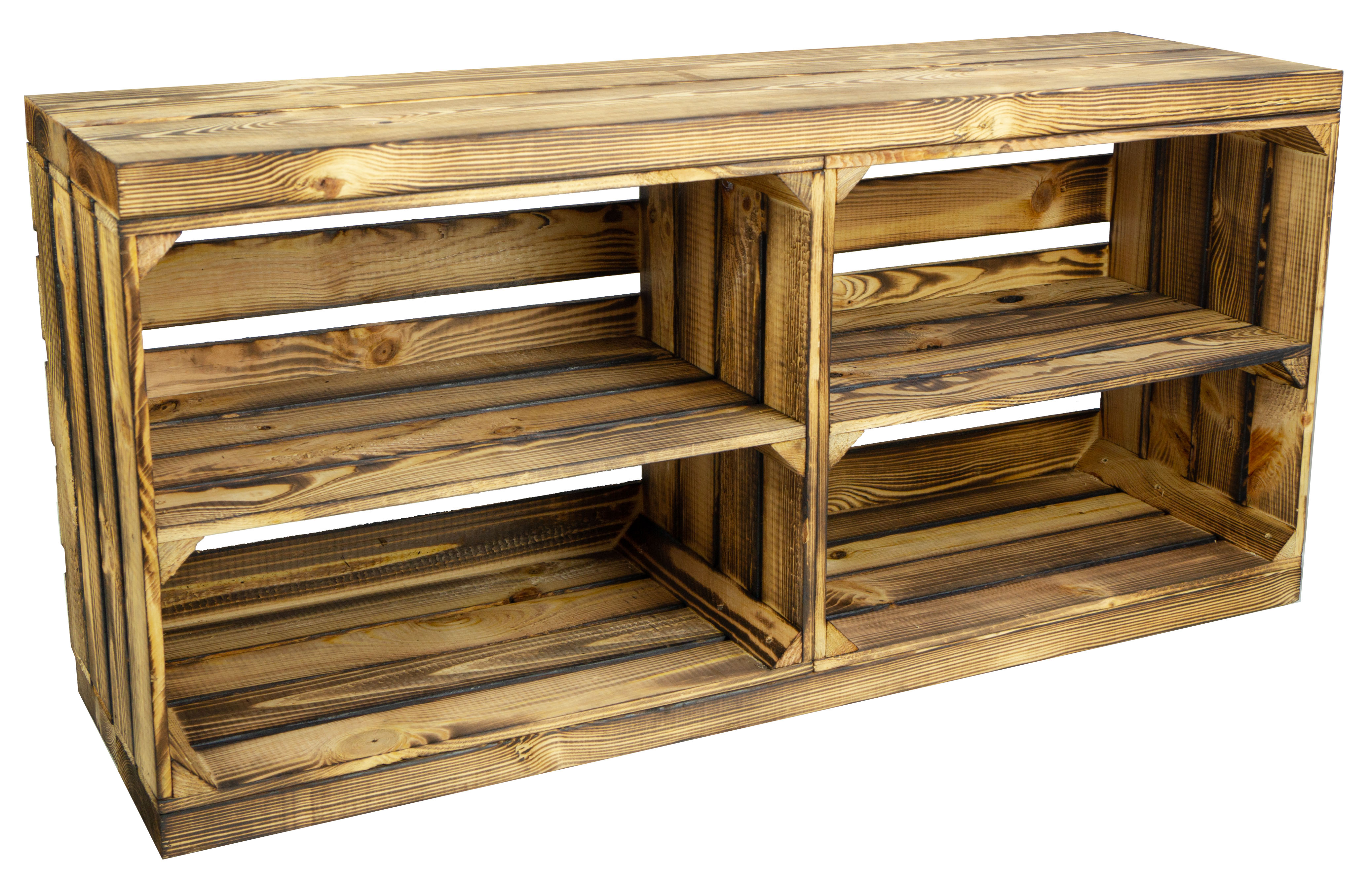 Sitzbank geflammt mit Sitzfläche aus dicken Holzplanken geflammt mit Mittelbrett geflammt Sitzbank geflammt mit Sitzfläche aus dicken Holzplanken geflammt mit Mittelbrett geflammt