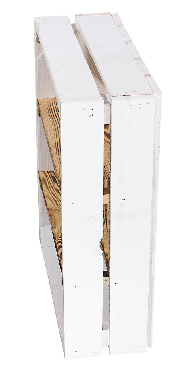 Regalkiste flach mit 2 geflammten Mittelbrettern 50x40,5x16cm Regalkiste flach mit 2 geflammten Mittelbrettern 50x40,5x16cm