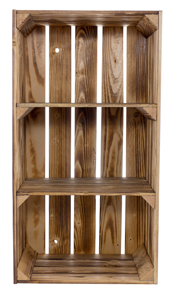 Geflammter Hochschrank mit 2 Böden 68x40x31cm Geflammter Hochschrank mit 2 Böden 68x40x31cm