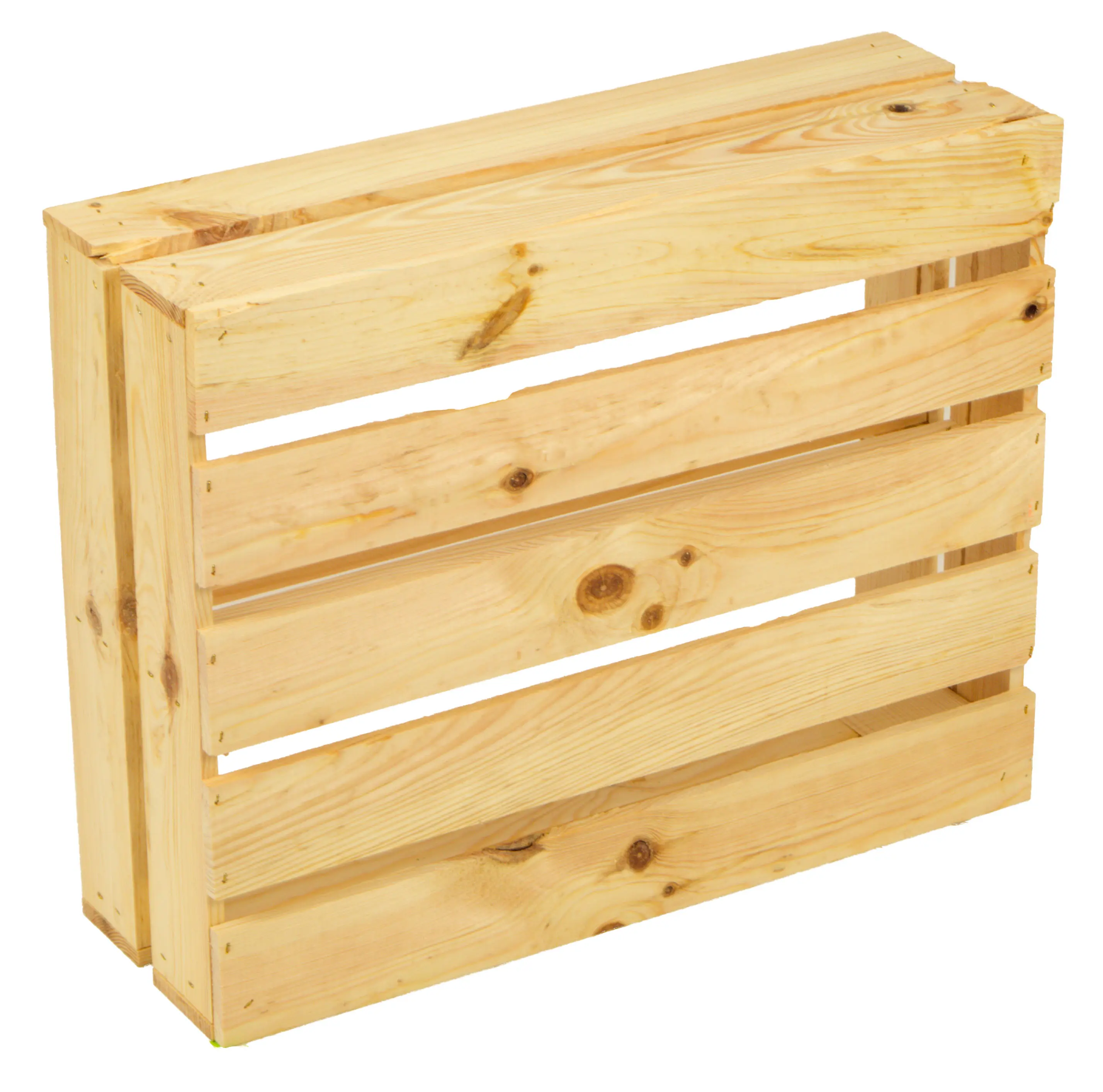 Flaches Obstkistenregal "Wilma Längs" natur Flaches Obstkistenregal "Wilma Längs" natur