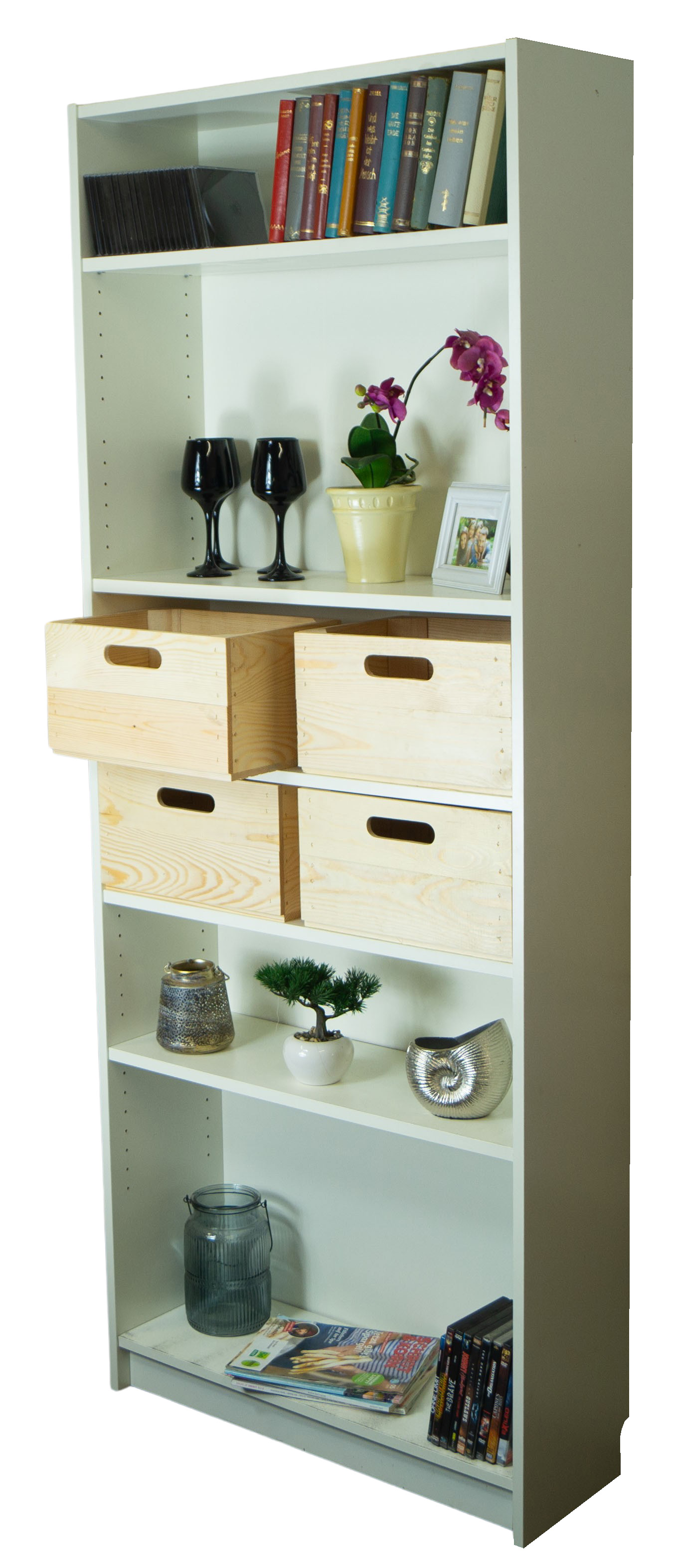 Kleine Einschubkiste passend für Billy-Regale in natur 36x25x20cm Kleine Einschubkiste passend für Billy-Regale in natur 36x25x20cm