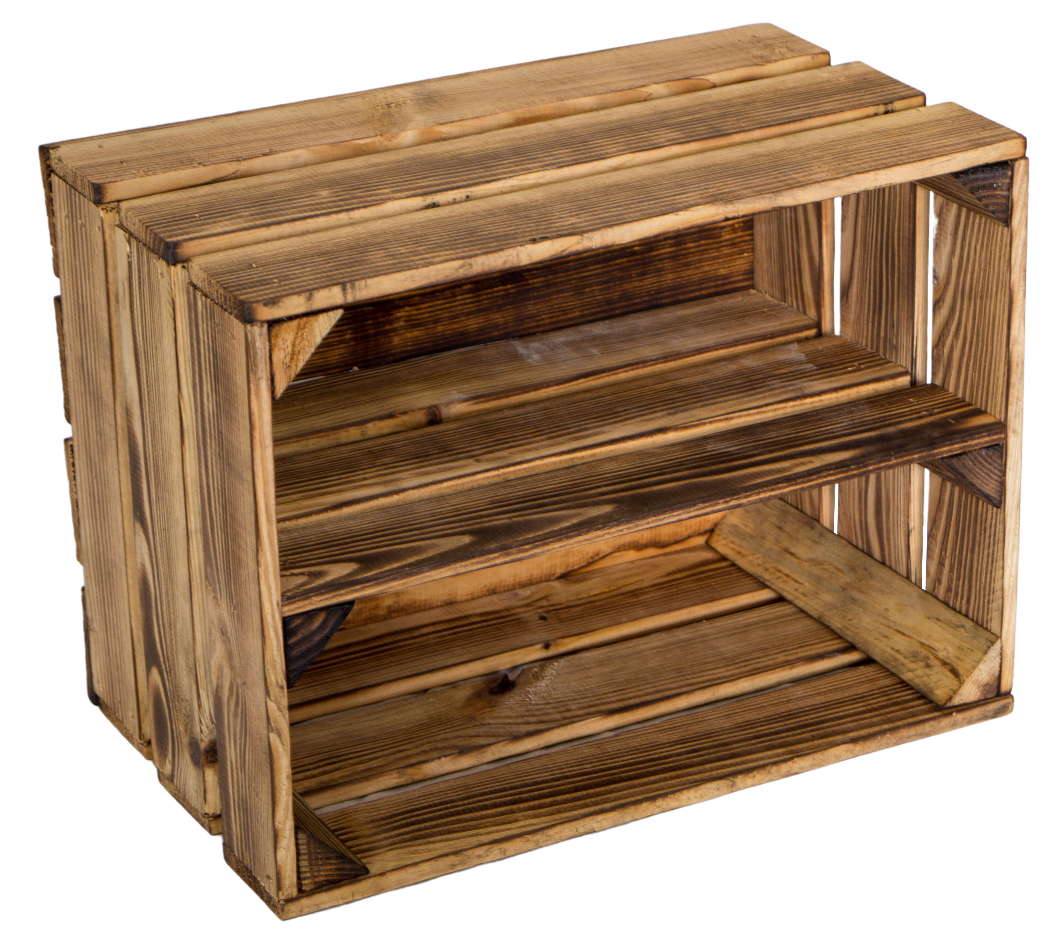 Obstkiste Bella Längs geflammt Obstkiste Bella Längs geflammt