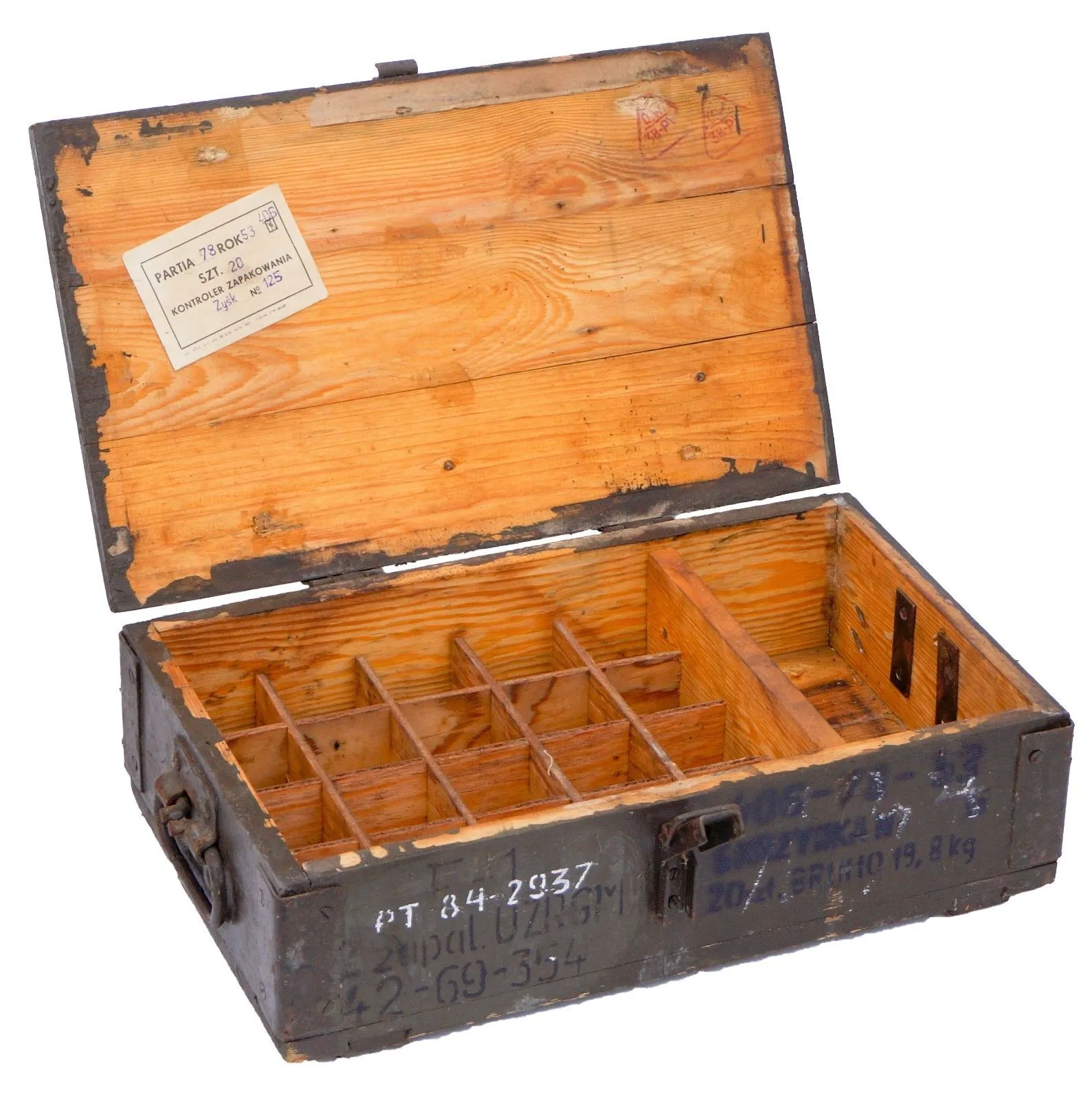 Munitionskiste F-1 B WARE Aufbewahrungskiste Militärkiste Munitionsbox Holzbox Munitionskiste F-1 B WARE Aufbewahrungskiste Militärkiste Munitionsbox Holzbox
