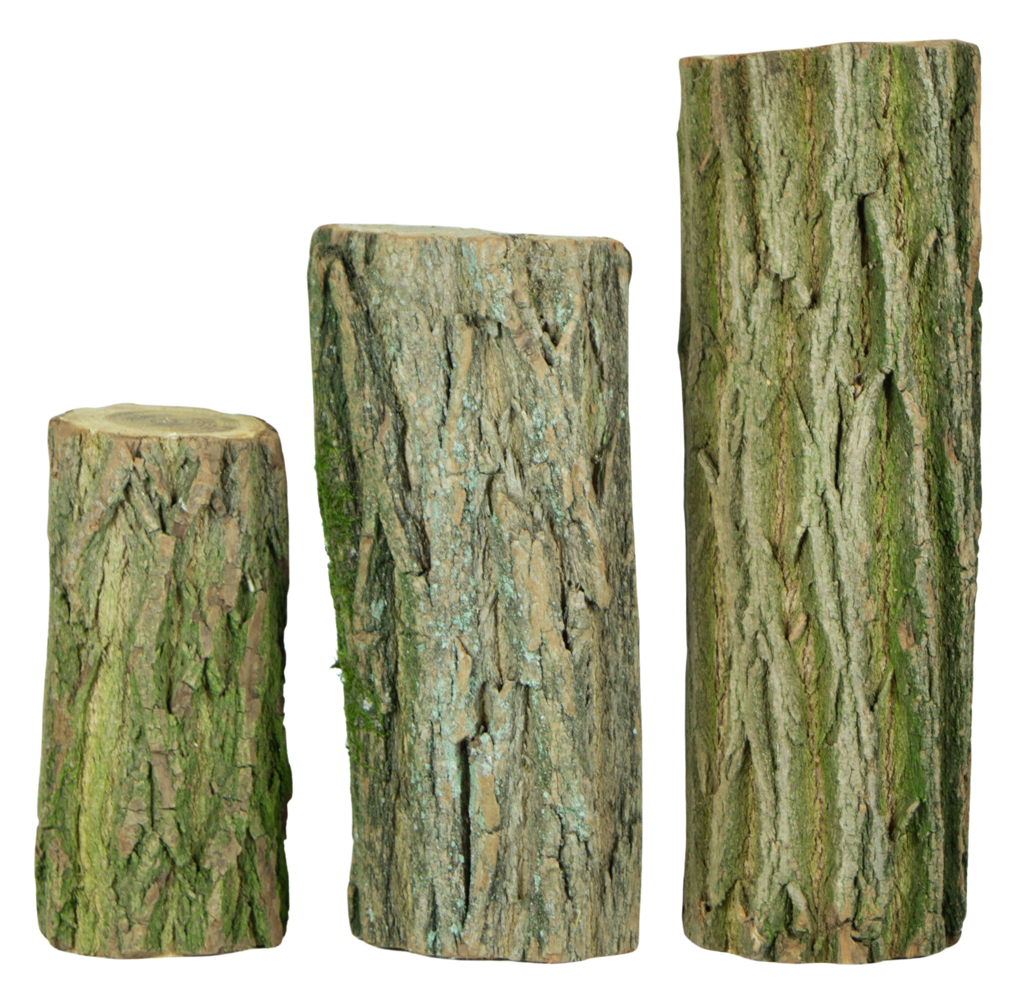 3er Set Eichenstämme Deko 3er Set Eichenstämme Deko
