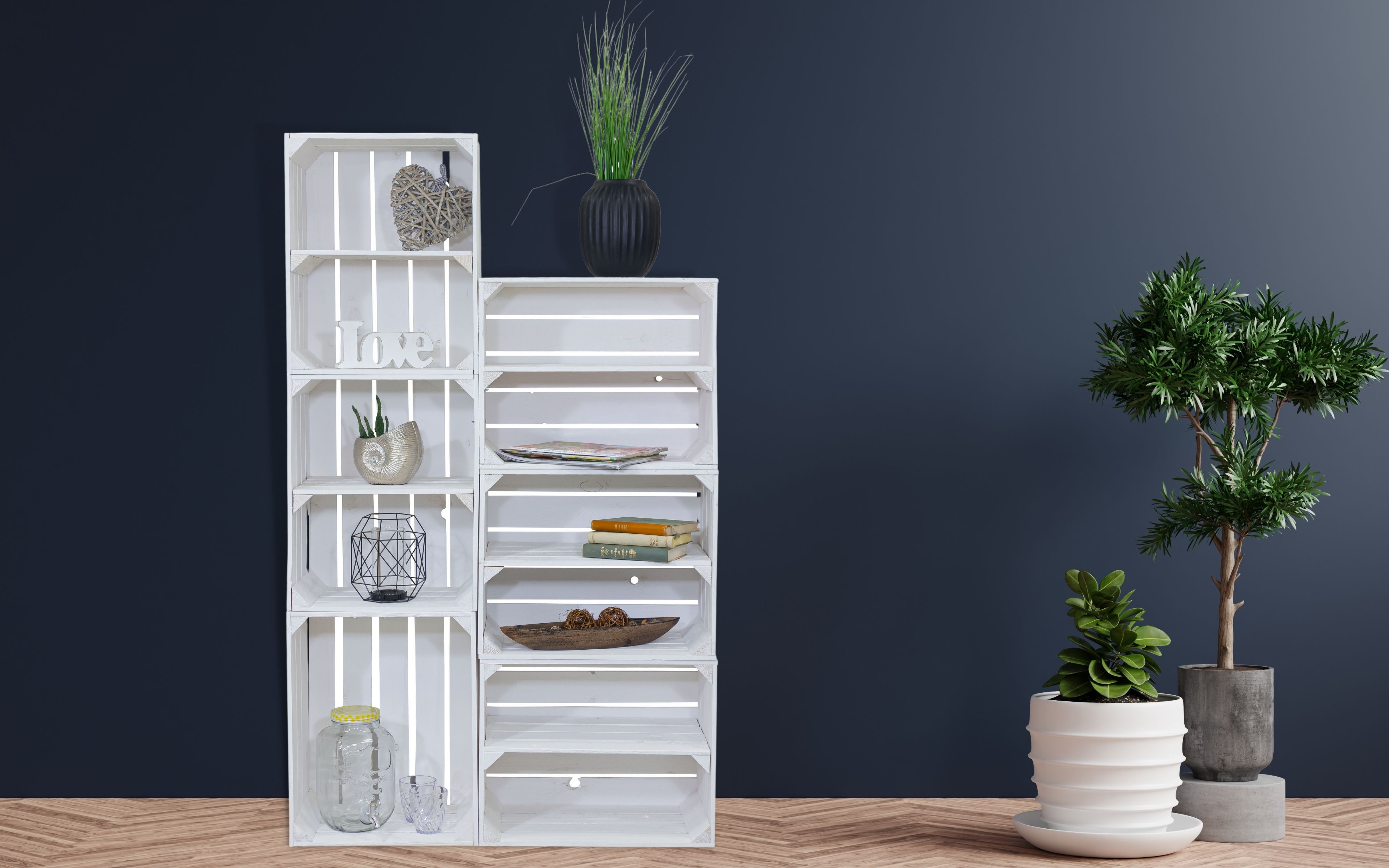 Kombi-Regal "Hamburg" als Aufbewahrungsregal Kombi-Regal "Hamburg" als Aufbewahrungsregal