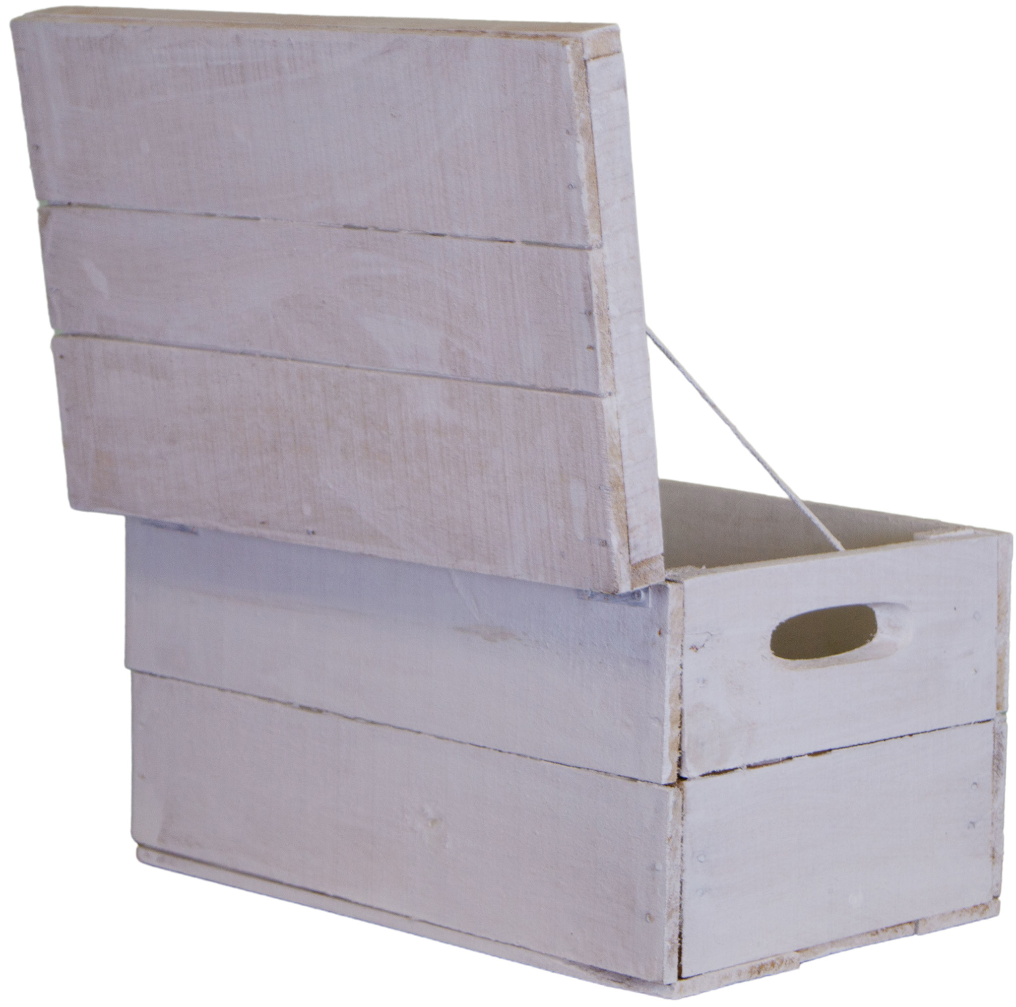 alte Holztruhe weiß Whisky mit Deckel in Größe M alte Holztruhe weiß Whisky mit Deckel in Größe M