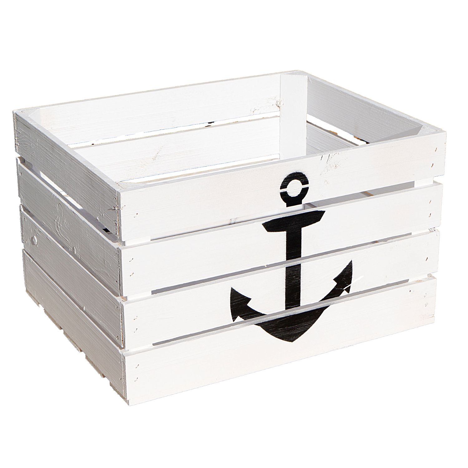 Obstkiste "JOHANNA" weiß "ANKER" Obstkiste "JOHANNA" weiß "ANKER"