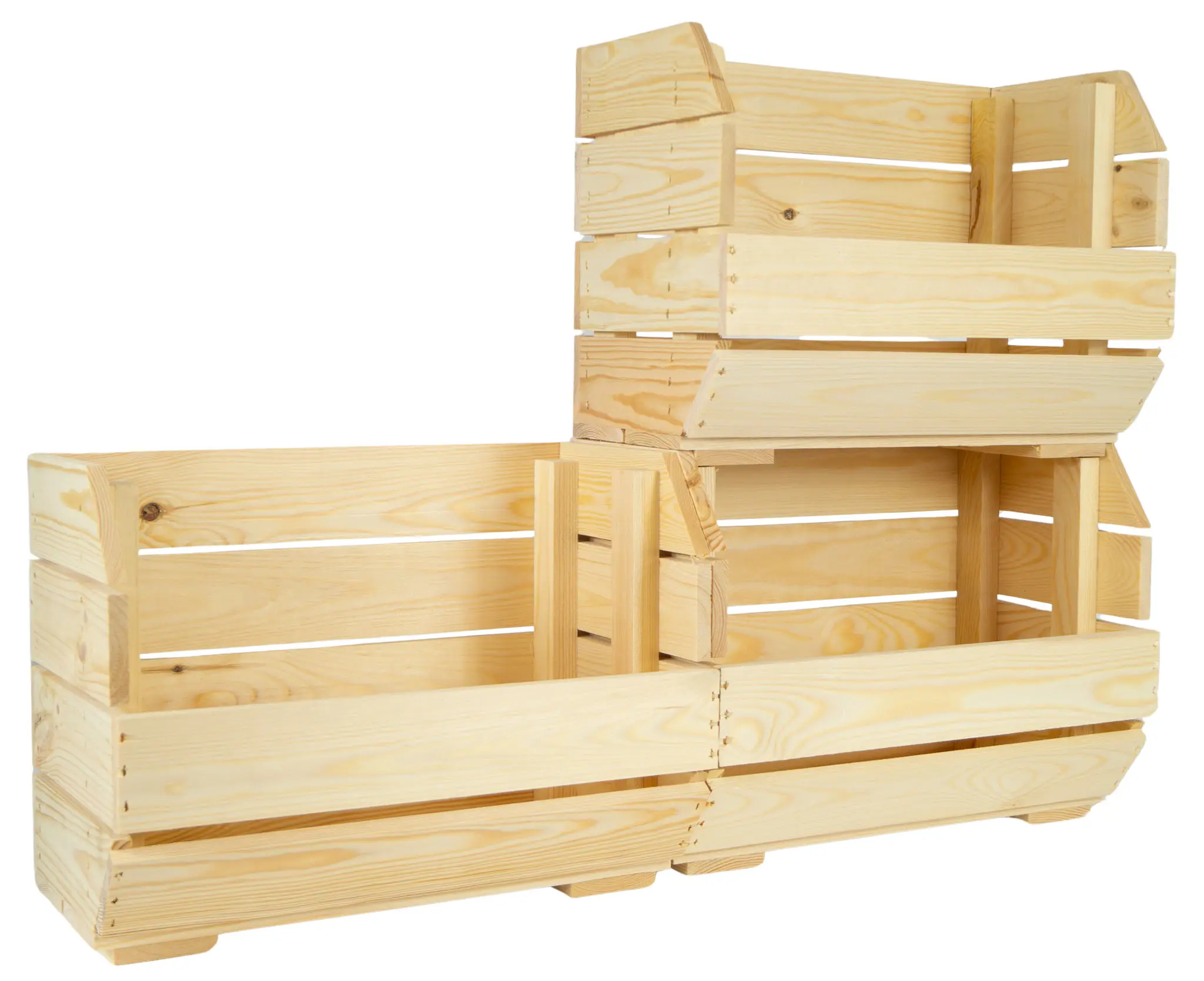 Schmales Küchenregal 40x22x29 cm in natur Schmales Küchenregal 40x22x29 cm in natur