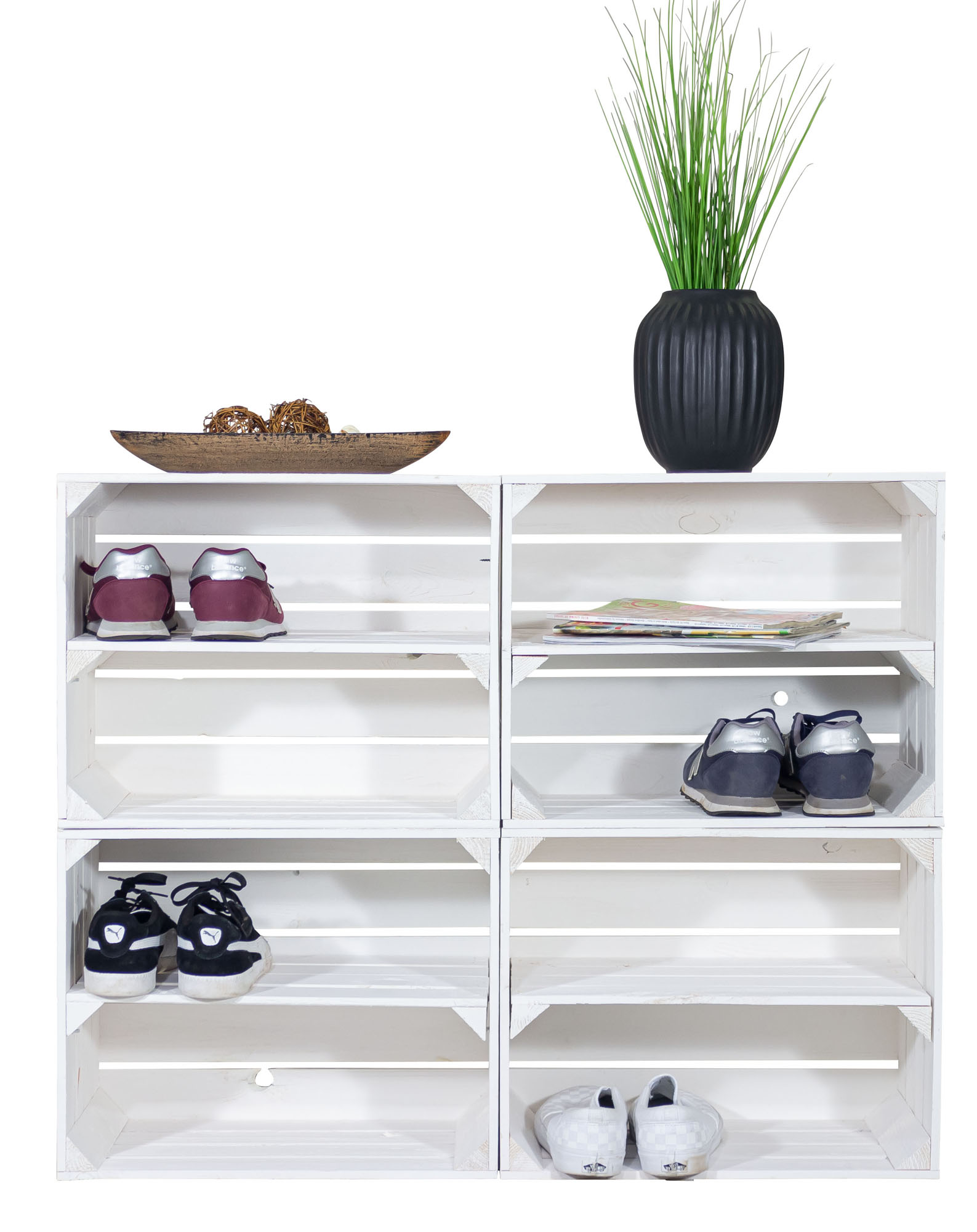 Schuhregal Schrank "Berlin" für den Eingangsbereich Schuhregal Schrank "Berlin" für den Eingangsbereich