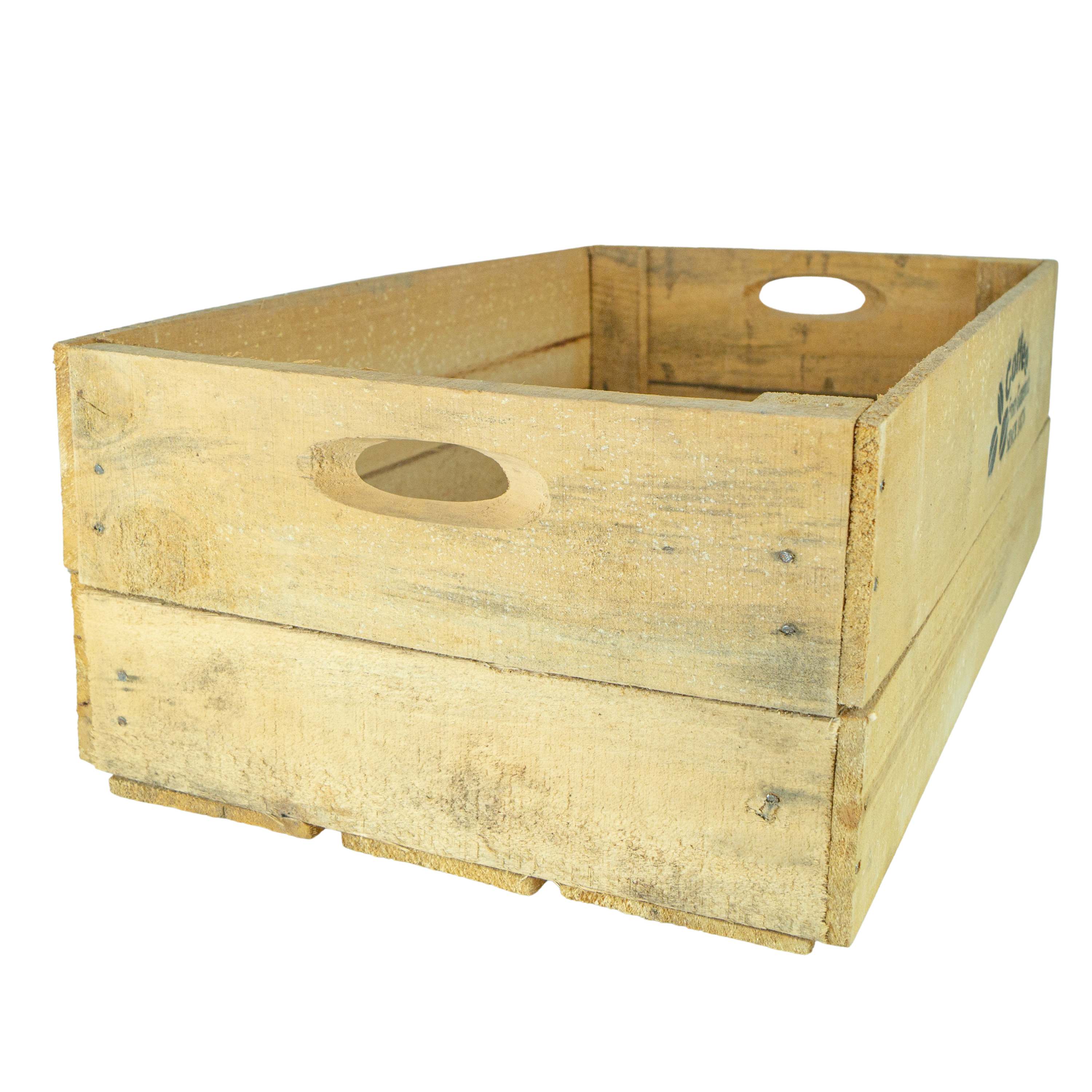 alte Holzkiste Coffee in verschiedenen Grössen Vintage Upcycling DIY alte Holzkiste Coffee XL Vintage Upcycling DIY 49x30x17cm