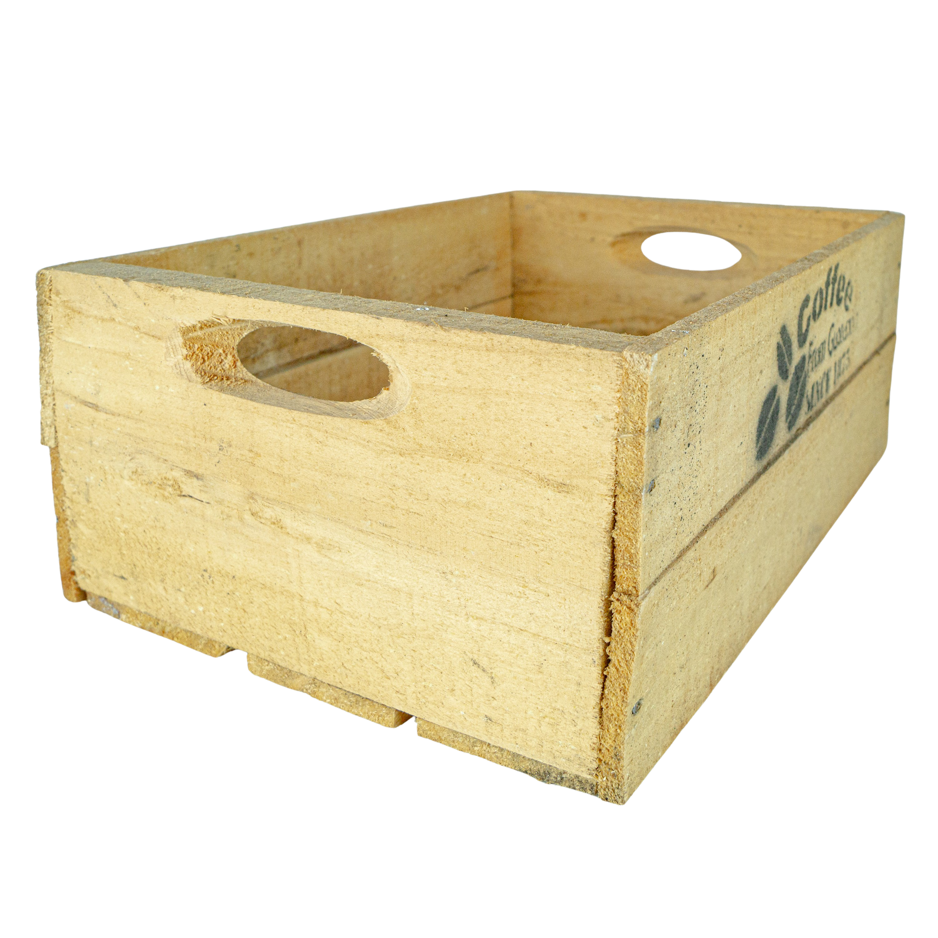 alte Holzkiste Coffee in verschiedenen Grössen Vintage Upcycling DIY alte Holzkiste Coffee M Vintage Upcycling DIY 31x23,5x13,5cm