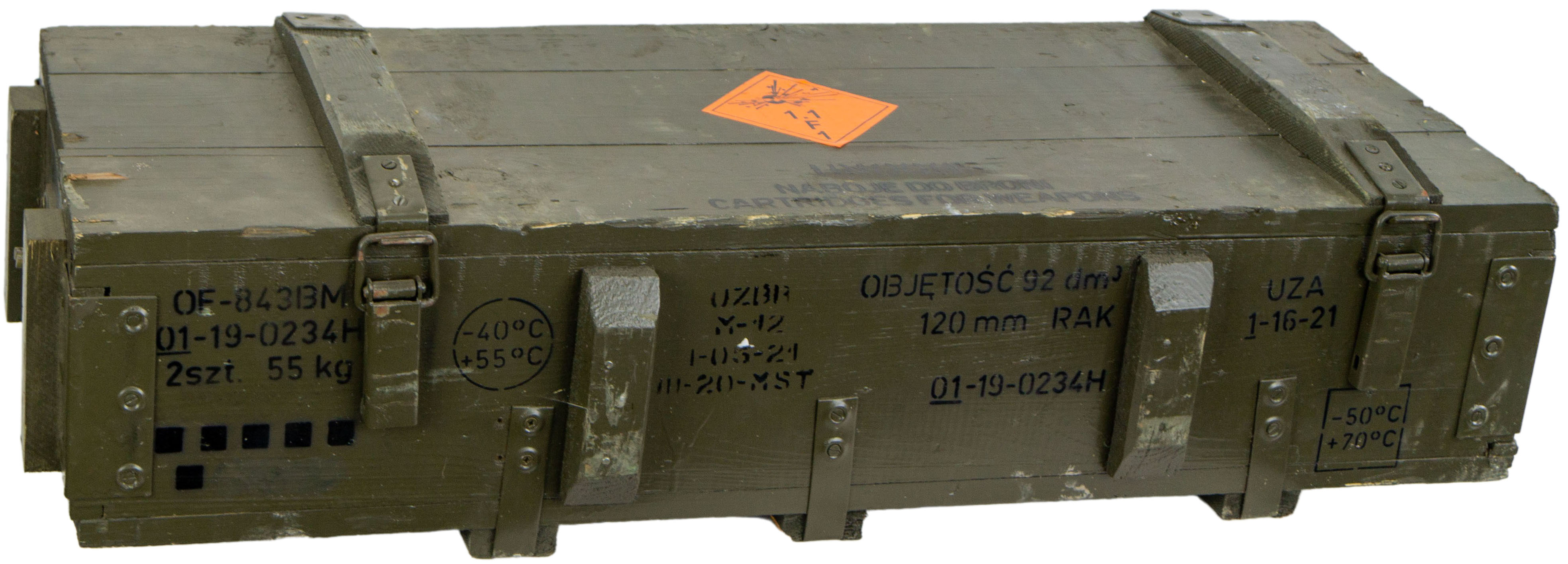 Frachtkiste 155mm 107x30x29cm