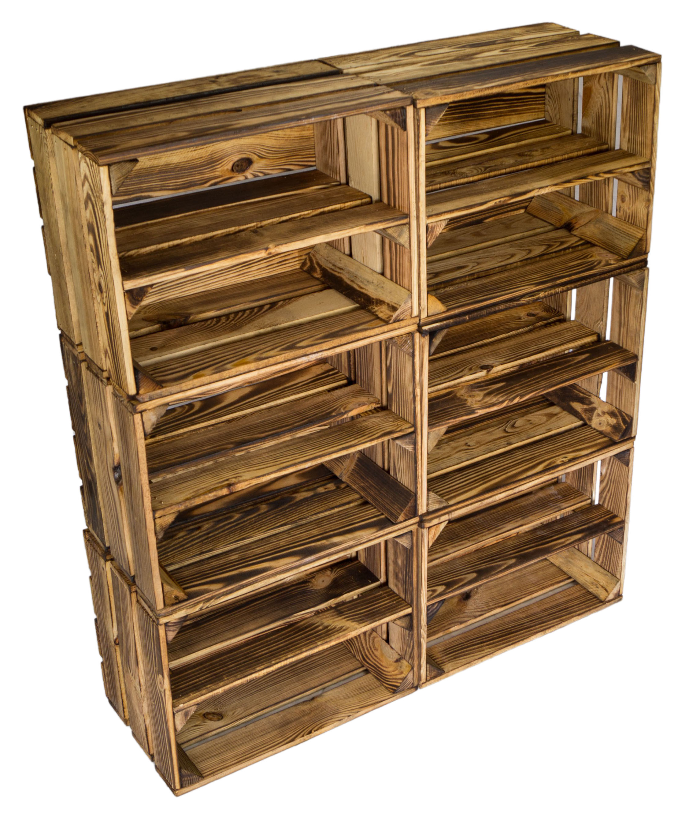 Obstkiste Bella Längs geflammt Obstkiste Bella Längs geflammt