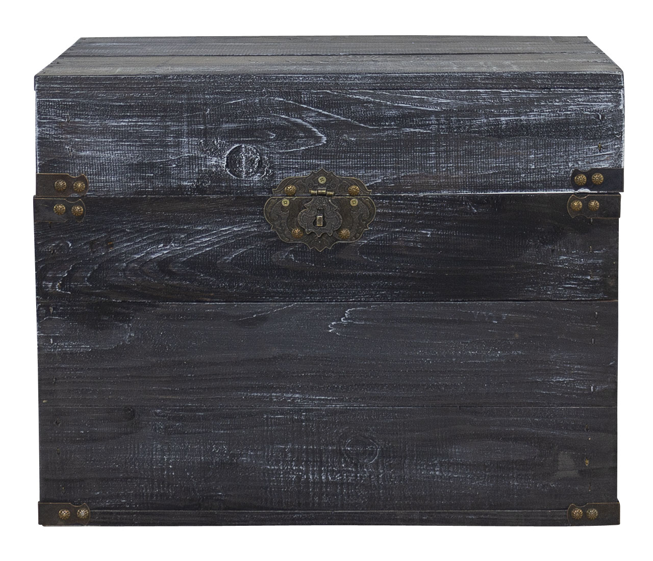 Angesagte Vintage Holztruhe zum Verstauen von Kleinigkeiten / dekorativ mit Deckel 45x35x35xcm