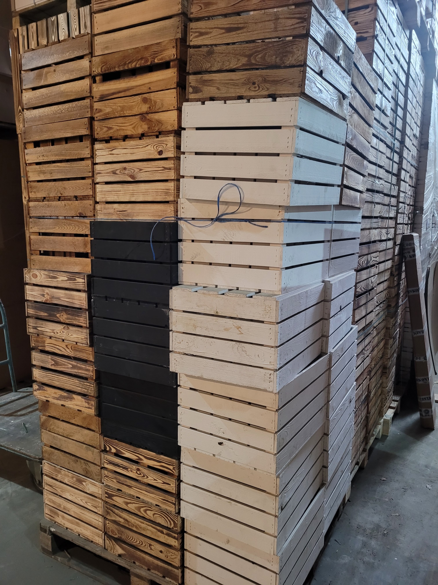 3er Set Retourenpaket aus 50 x 40 x 30cm Kisten 3er Set Obstkisten mt Rollen Restposten Überraschungspaket