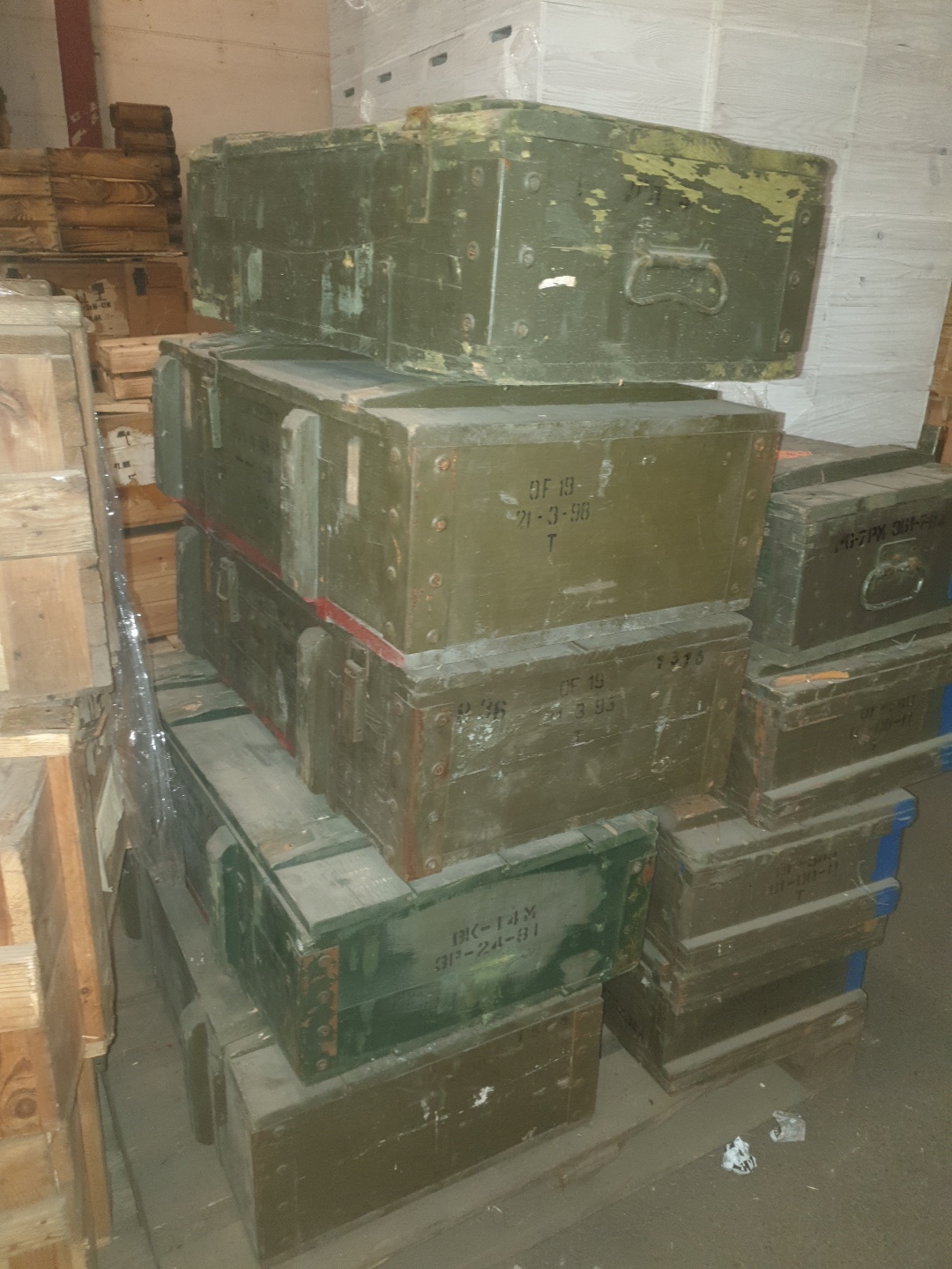 Munitionskiste AD81 !! B WARE !! Aufbewahrungskiste Militärkiste Munitionsbox