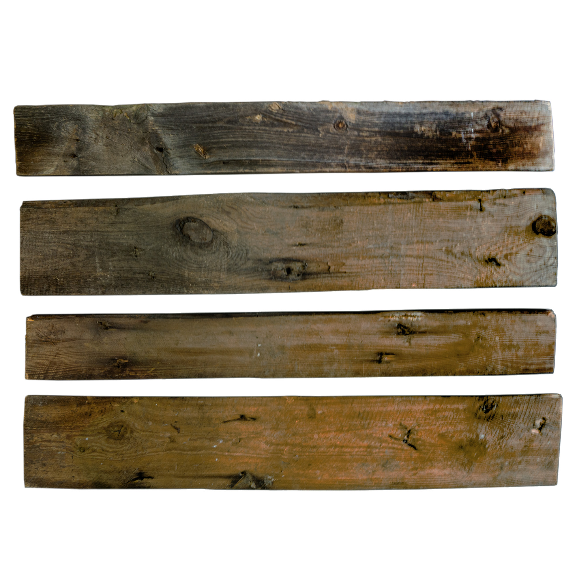 2er Set Holzplanken 100 Jahre alt 100 x 12-18cm 2er Set Holzplanken 100 Jahre alt 50 x 18-22cm