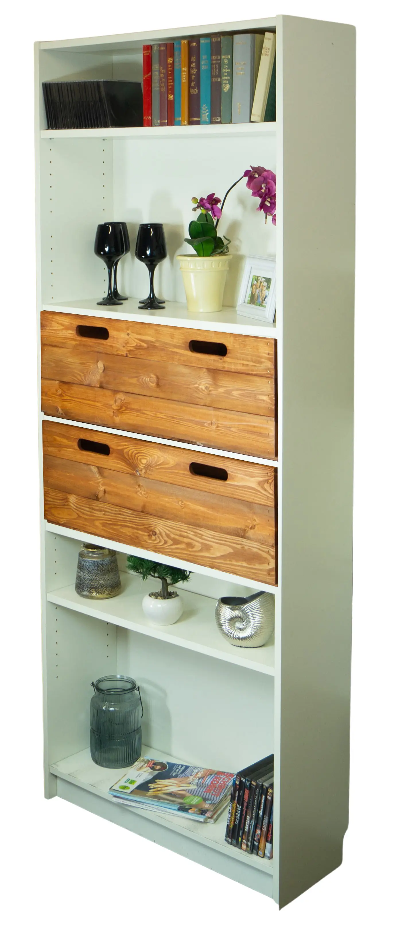 Große Einschubkiste passend für Billy-Regale in ocker 76x25x27cm Große Einschubkiste passend für Billy-Regale in ocker 76x25x27cm