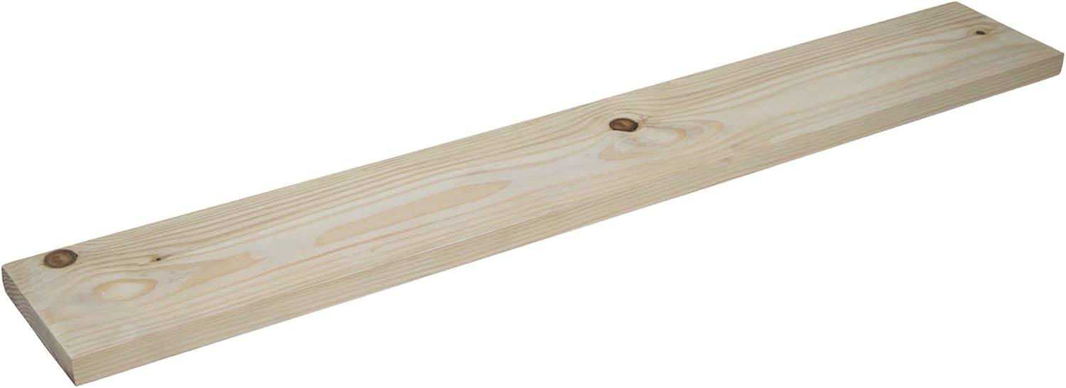 naturfarbene Holzplanke 100 x 14,5 x 2cm, natur Bohlenbrett naturfarbene Holzplanke 100 x 14,5 x 2cm, natur Bohlenbrett