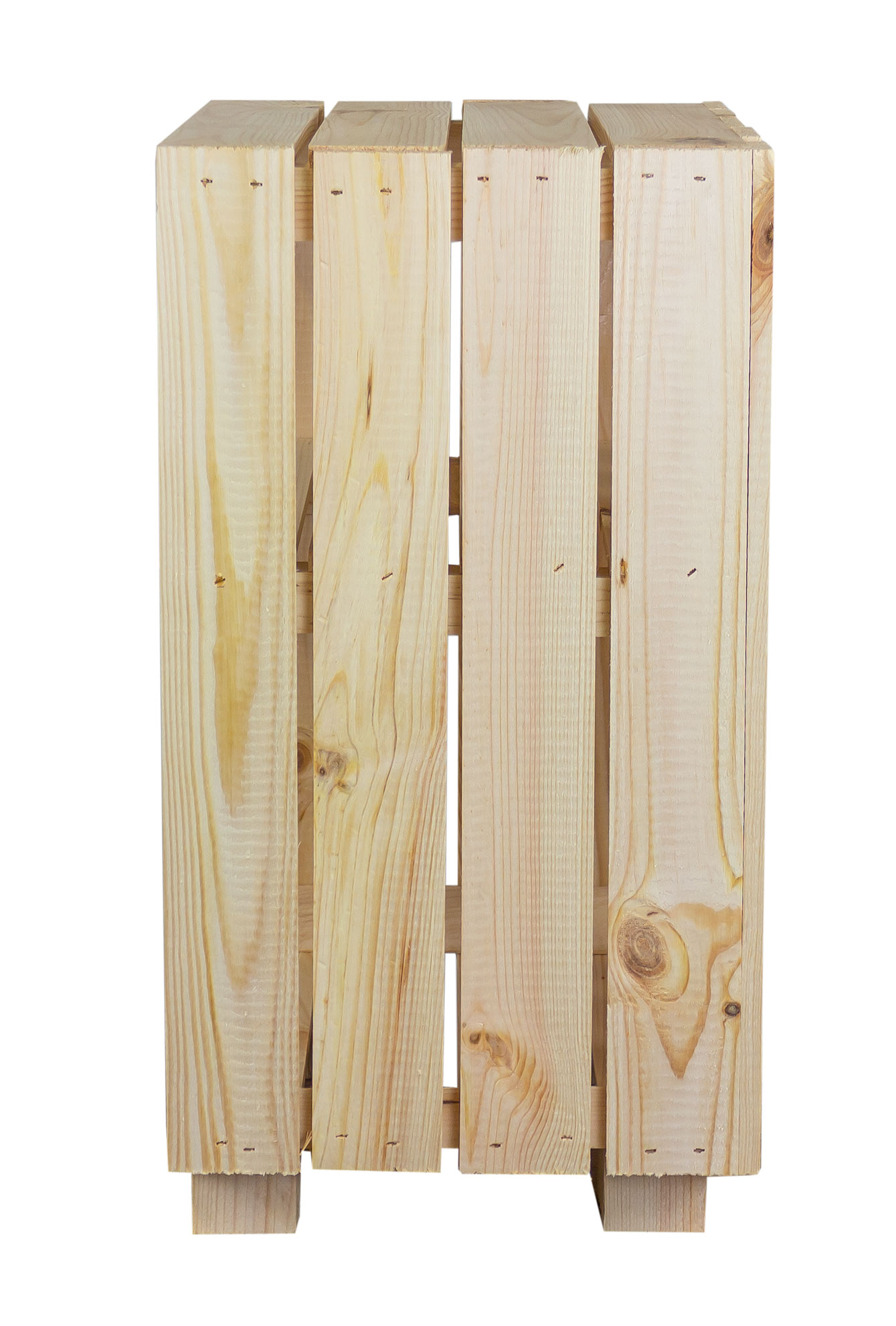 Heller Nachttisch mit Mittelbrett und Füßen 30,5x40x54cm