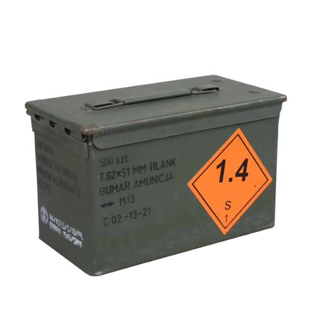 kleine Munitionskiste Metall 4API Aufbewahrungskiste 30,5 x 15,5 x 18,3cm