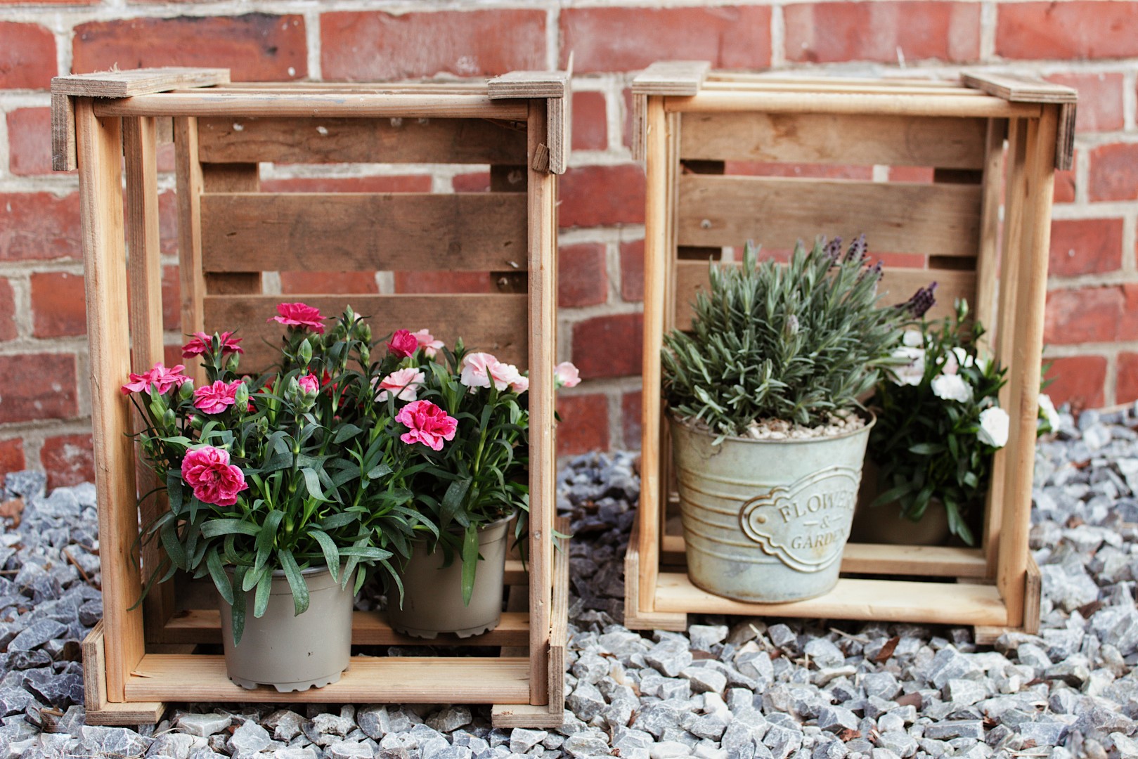 Rustikale Bierkiste vom Vielanker Brauhaus 40x30x31cm