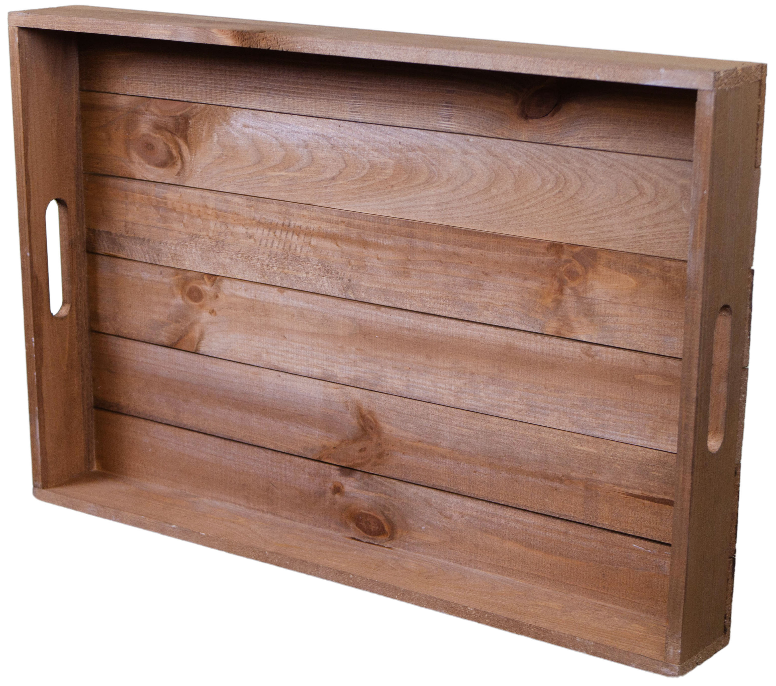 Serviertablett in braun 60x40x8cm Holztablett Frühstückstablet Bartablett Serviertablett in braun 60x40x8cm Holztablett Frühstückstablet Bartablett