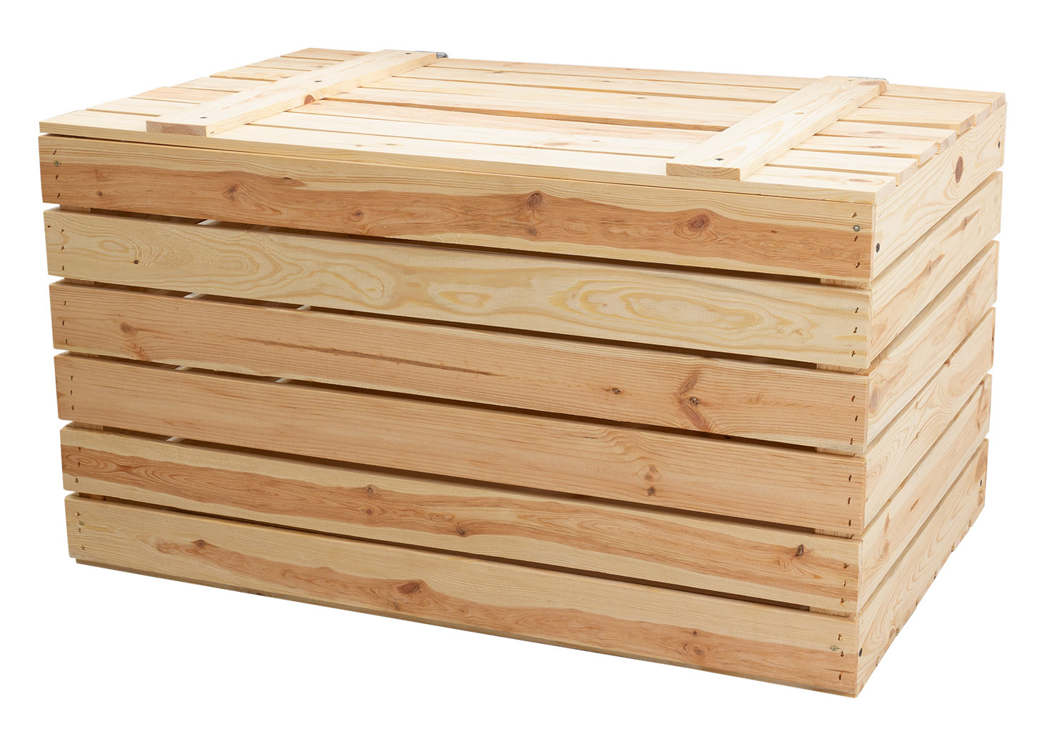 Neue Holztruhe natur *groß* 80x50x39cm