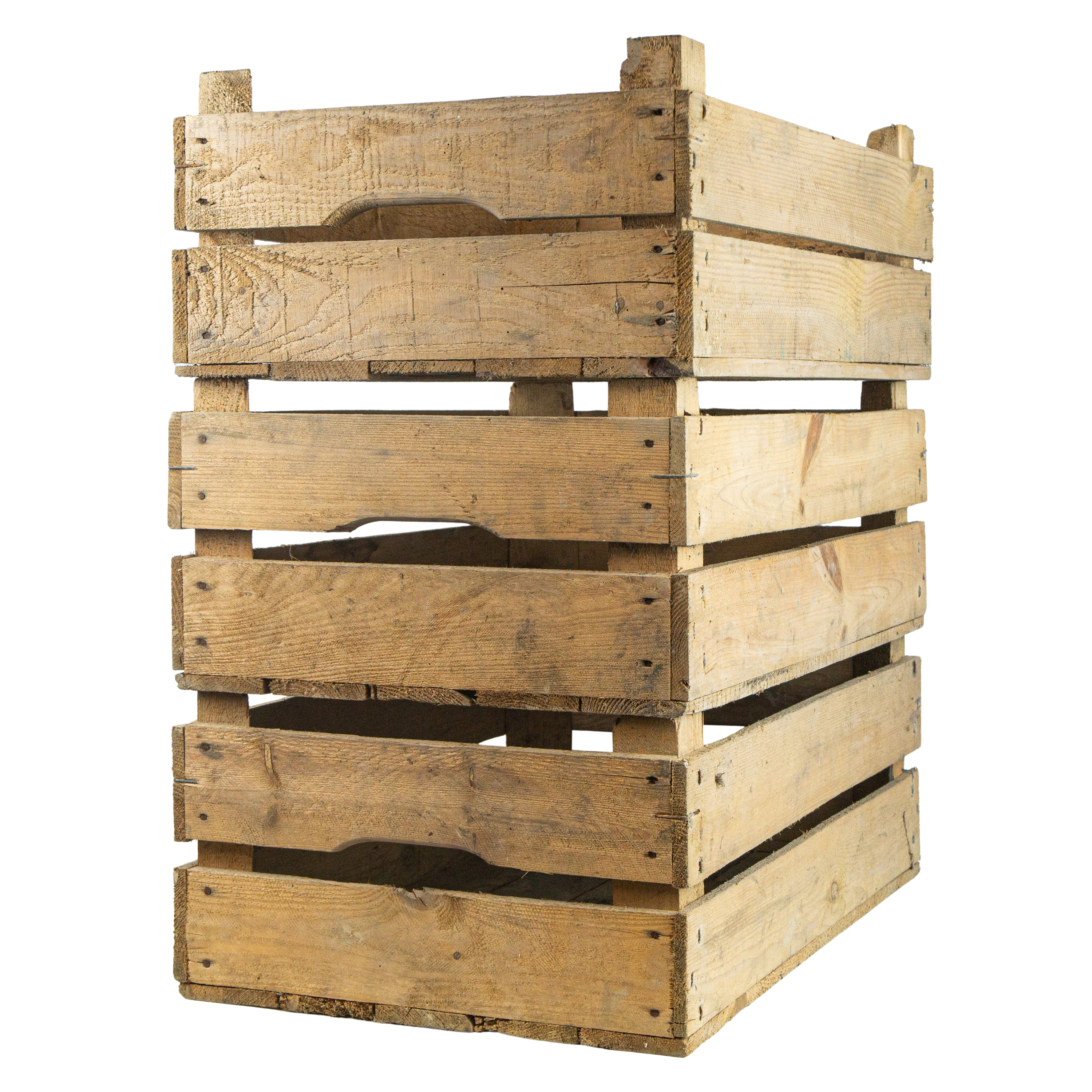 gebrauchte Obstkiste Holzsteige ohne Aufschrift 60x40x18cm