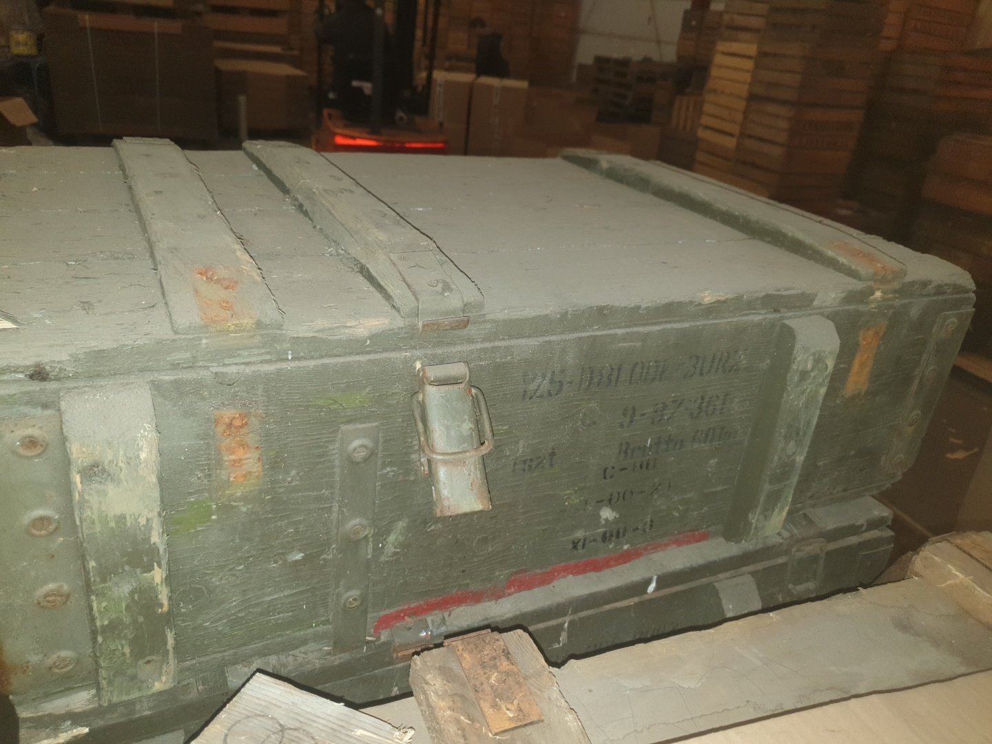 Munitionskiste AD81 !! B WARE !! Aufbewahrungskiste Militärkiste Munitionsbox